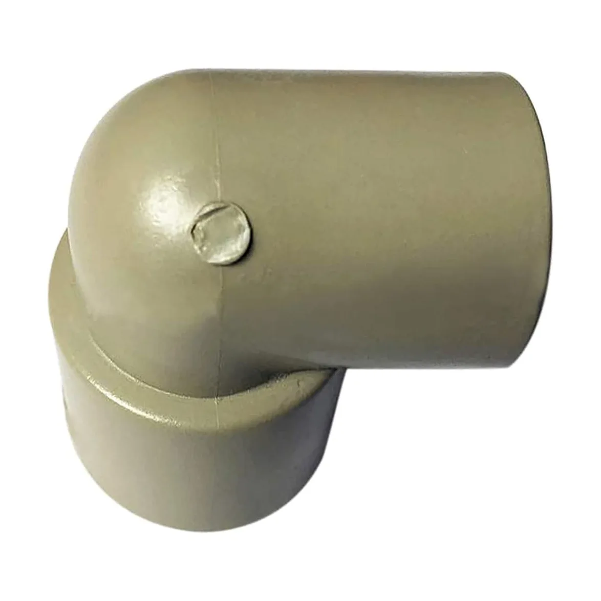 Accesorios de tubería de plástico, conectores de tubería de agua PPR Codo reductor de tubería de agua PPR Conectores de accesorios de tubería de 90 grados Marrón 1 pieza(90-75mm)