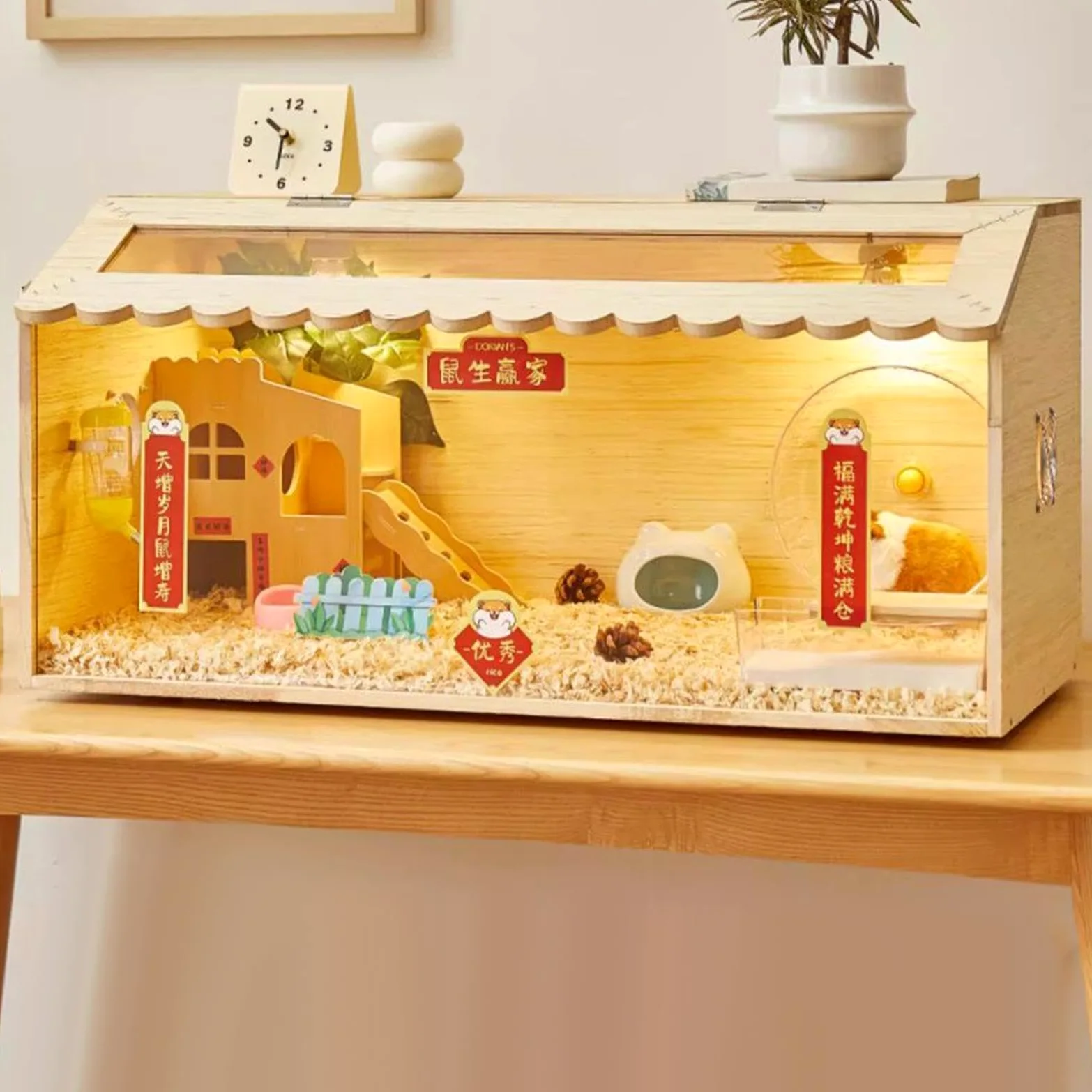 Criadero de, Caja de cría, fácil Acceso, Resistente, Ligero, Accesorio para gallinero de codornices, Aves, hámsteres y, Longitud 50 Cm