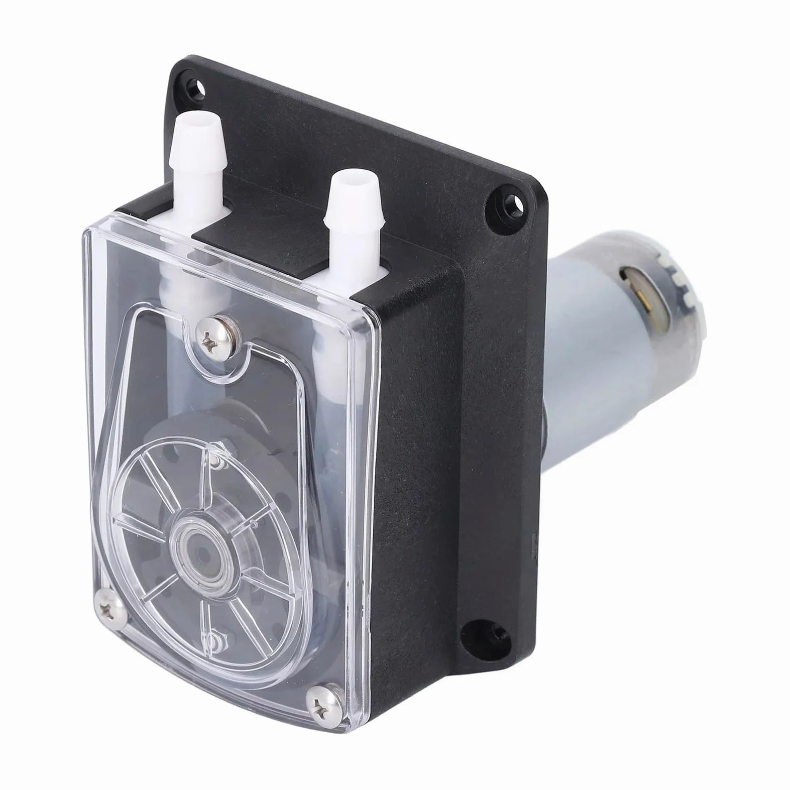 Bomba peristáltica de 1500 ml/min, de alta calidad alimentaria, de doble cabezal, industrial, 24 V CC.