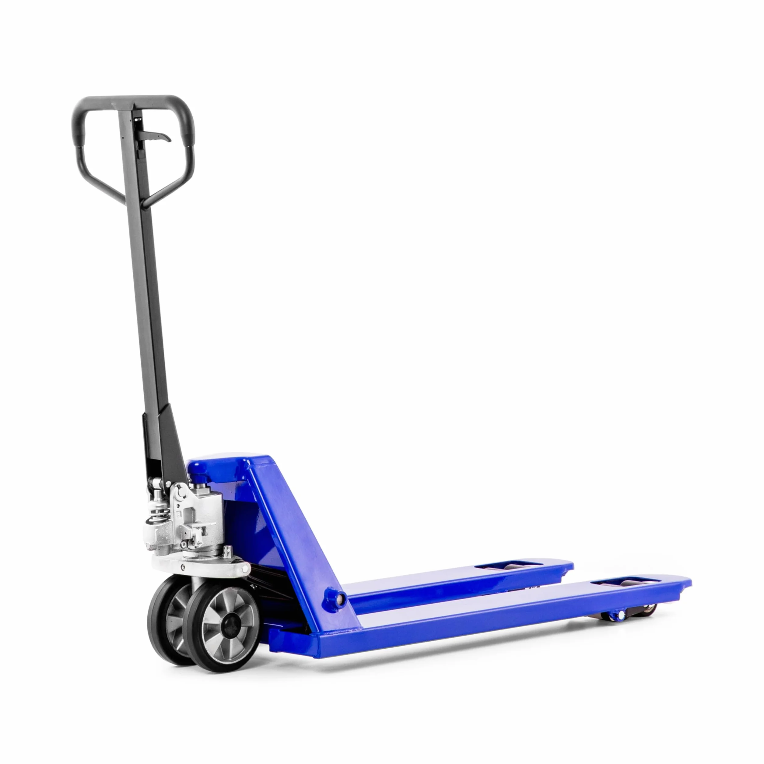 Transpaleta manual corta COMPACT-R | 2,5 t/2500 kg Capacidad de carga | 800 mm Longitud de la horquilla | Ruedas de Goma | Europalets