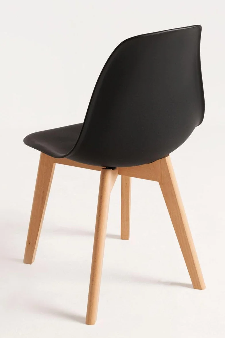 Regalos Miguel - Packs Sillas Comedor - Pack 4 Sillas Kelen - Negro