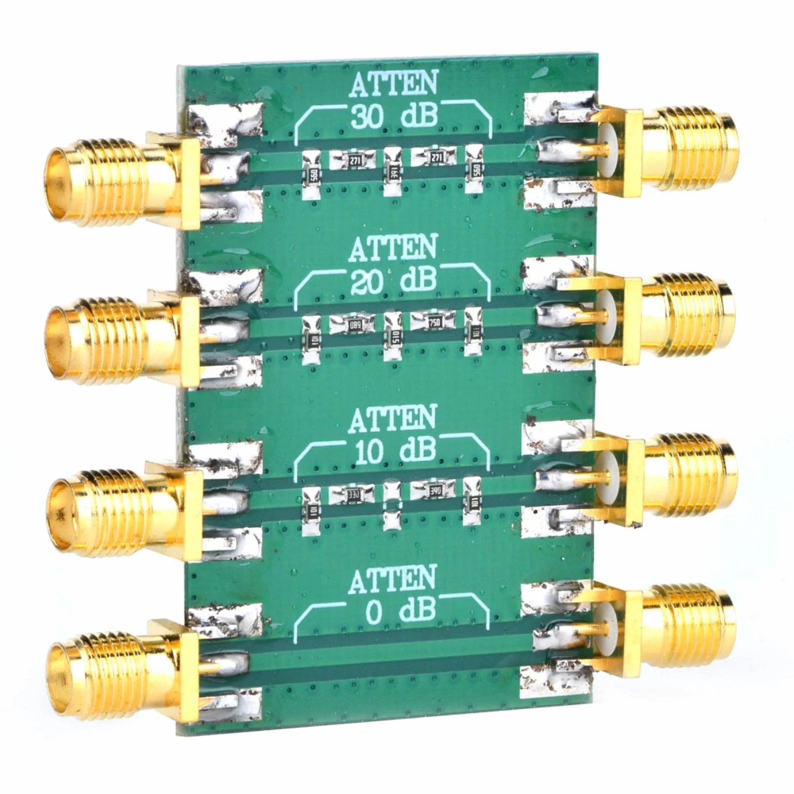 SMA Double Female RF Attenuator Fixed Damper for Electronic Devices Signal Adjustment