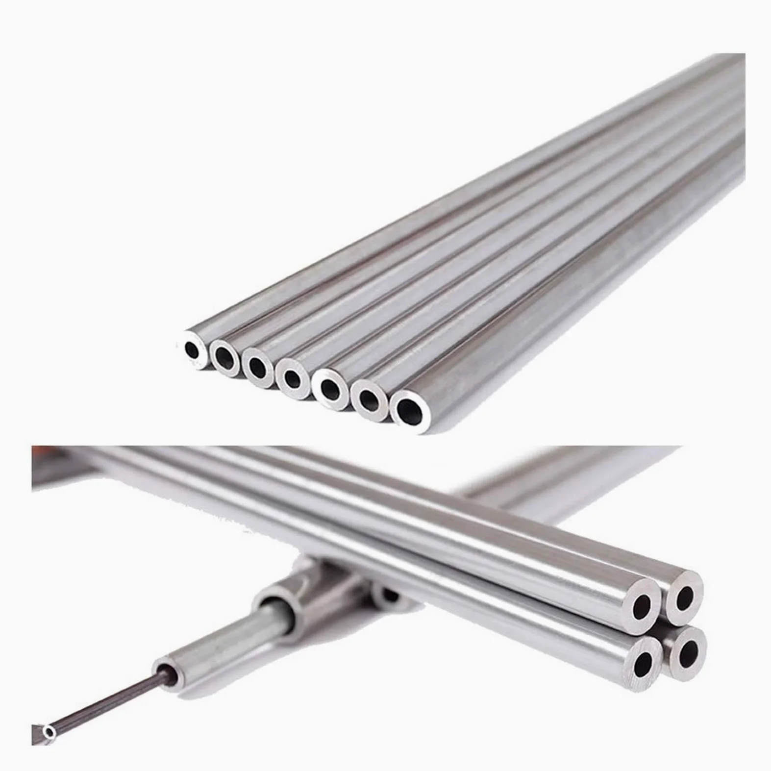 Tubo recto de metal sin costura 304, longitud de 500 mm(12x2mm)