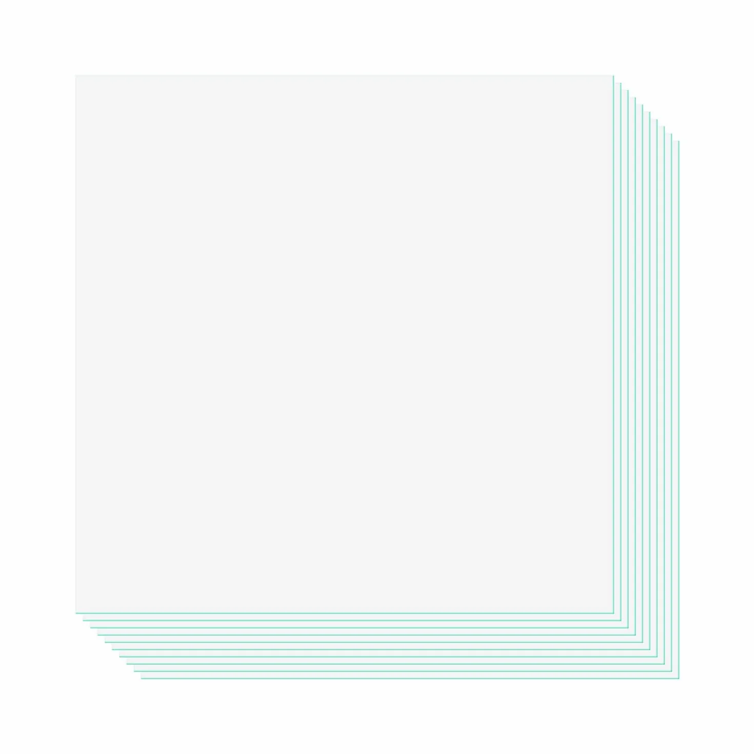 Labasics Placa Analítica de Cromatografía en Capa Fina de Gel de Sílice 60 GF254, 20 x 20 cm Vidrio Reforzado, Paquete de 10