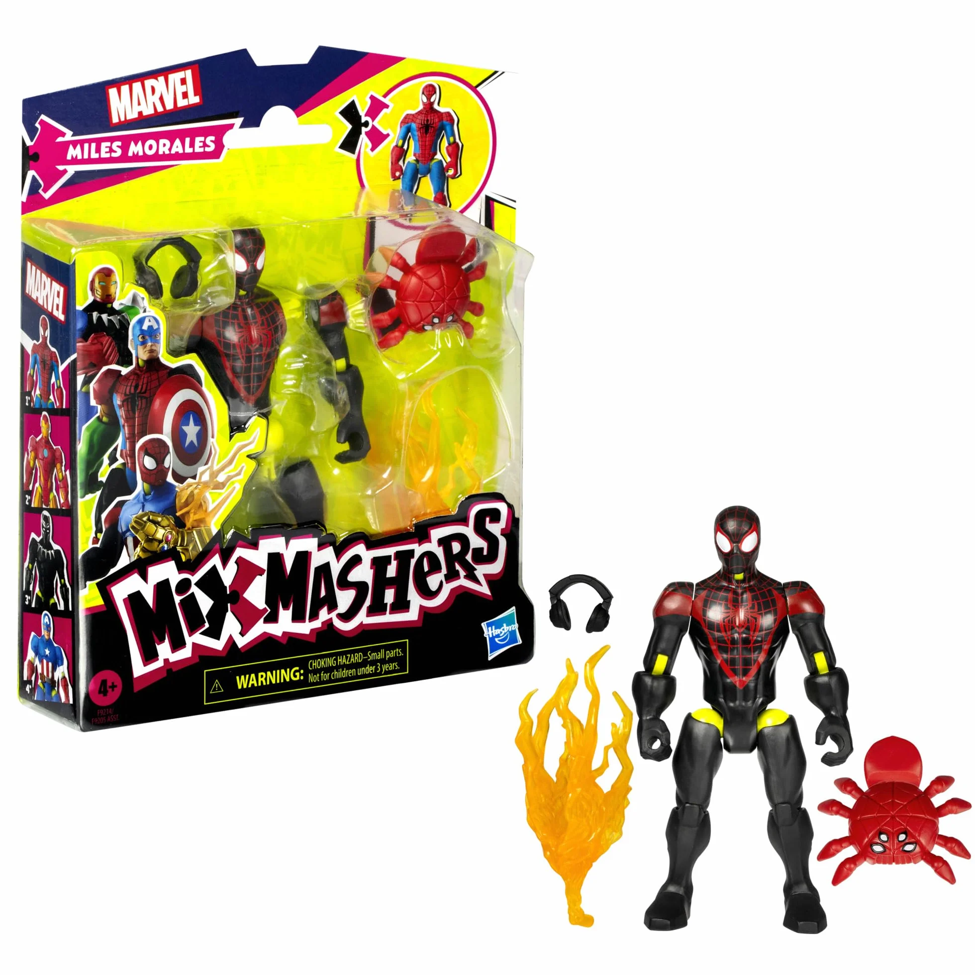 Marvel Miles Morales Spider-Man Figura Mix-and-Match y Accesorios