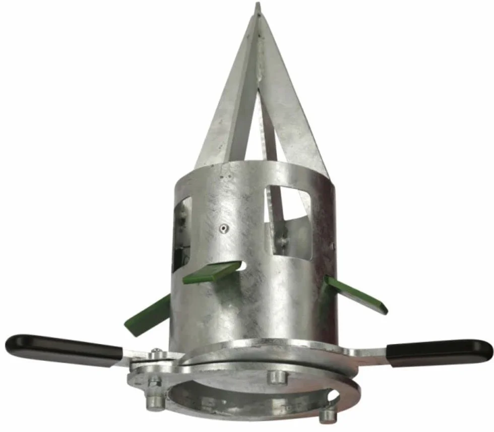 Kerbl 29428 BigBag Salida, vaciado controlable, reutilizable, metal galvanizado