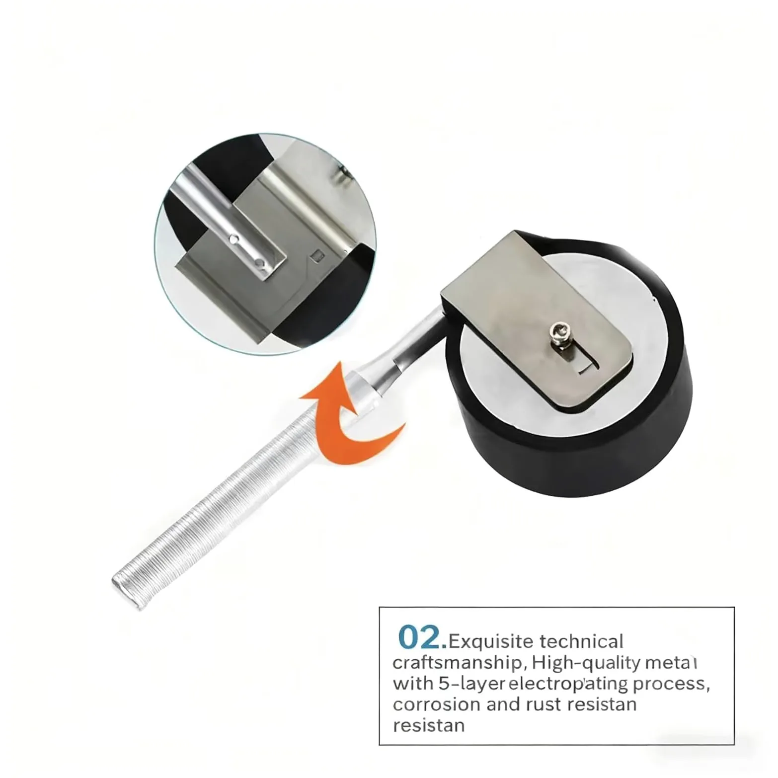 Probador manual de adhesivo de rodillo para despegar y mantener la potencia, herramienta de prueba manual de cinta sensible a la presión, 45 mm de ancho para cinta de sellado