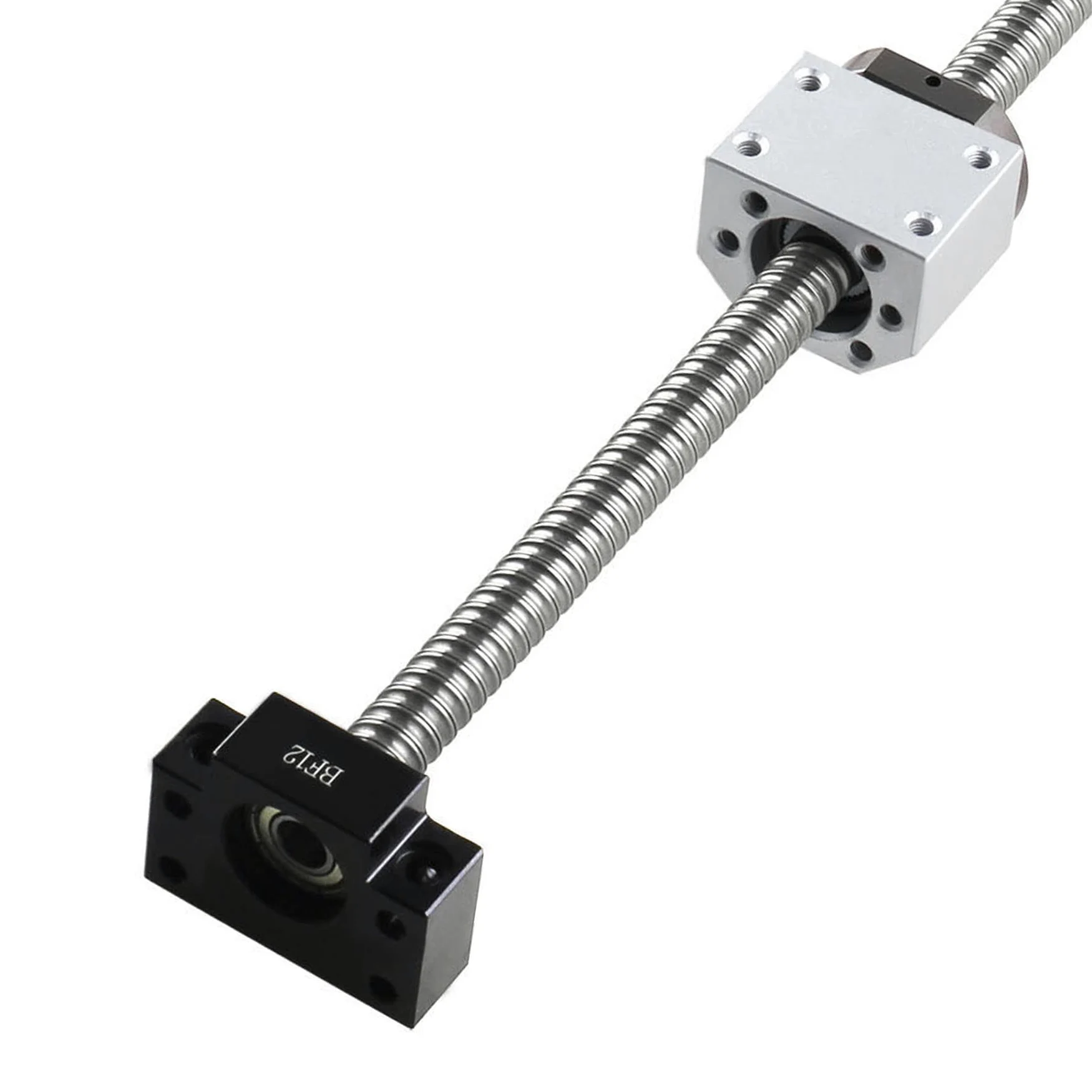 SFU1605 450 mm husillo de bolas RM1605 + tuerca roscada de bola con soporte BK12/BF12, carcasa de tuerca DSG16H y motor paso a paso para Nema 23 para máquina CNC