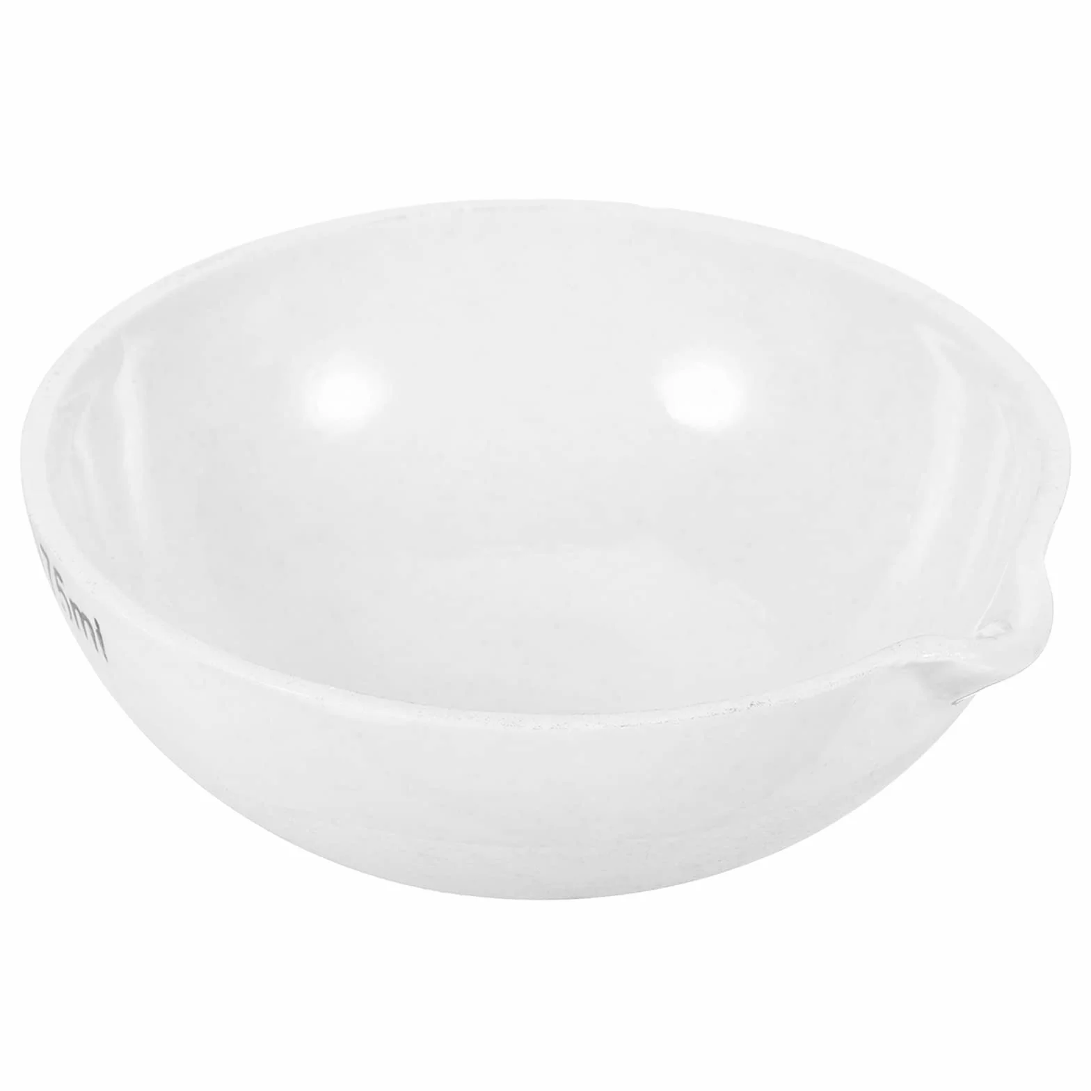 PATIKIL 75ml Porcelana Crisol Plato Cerámica Evaporación Cuenco Copa Olla para Derretir Fundición Refinación
