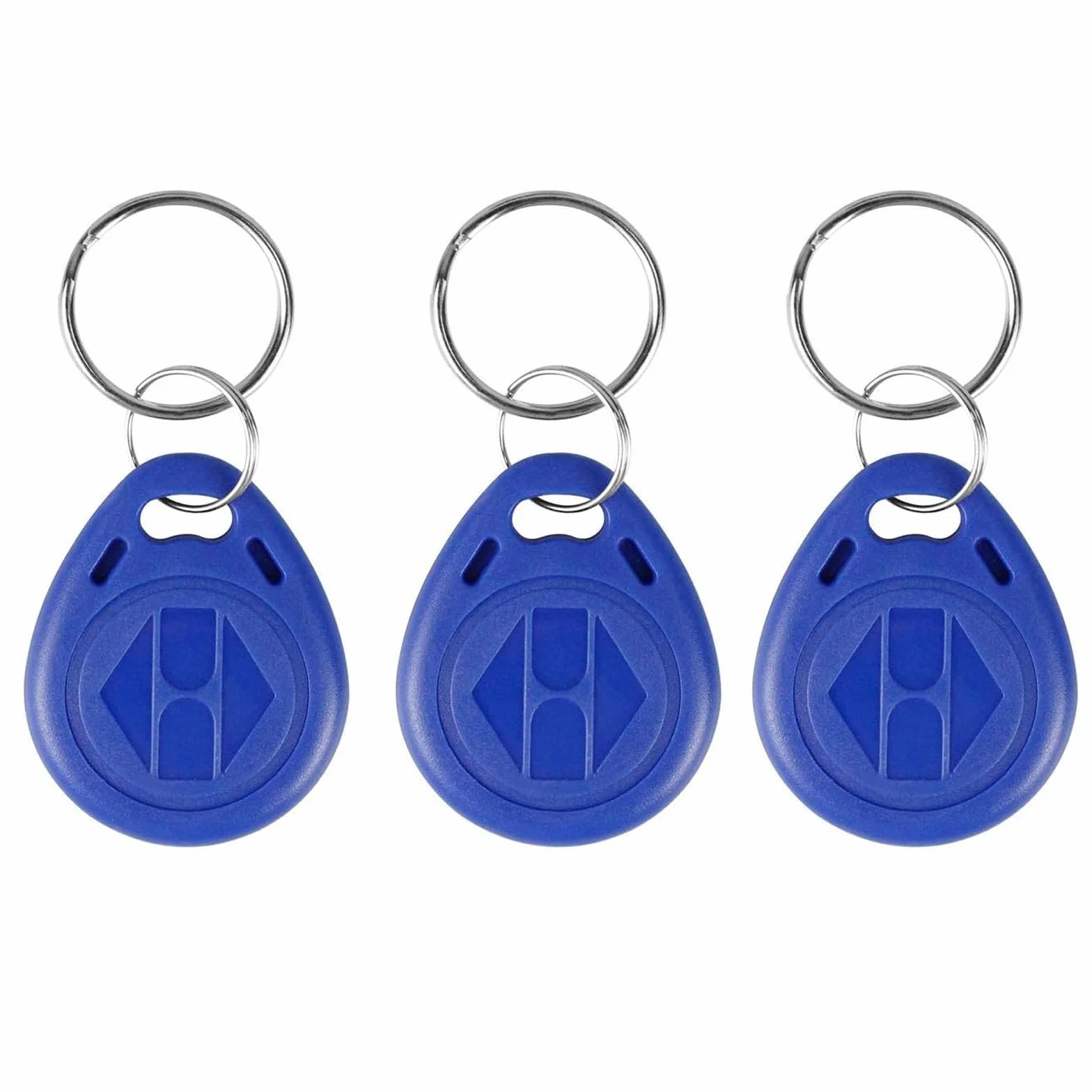 Llaveros RFID 125 KHz Modificables T5577 EM4305 Etiqueta NFC Grabable Transponder Tarjeta ID EM Azul