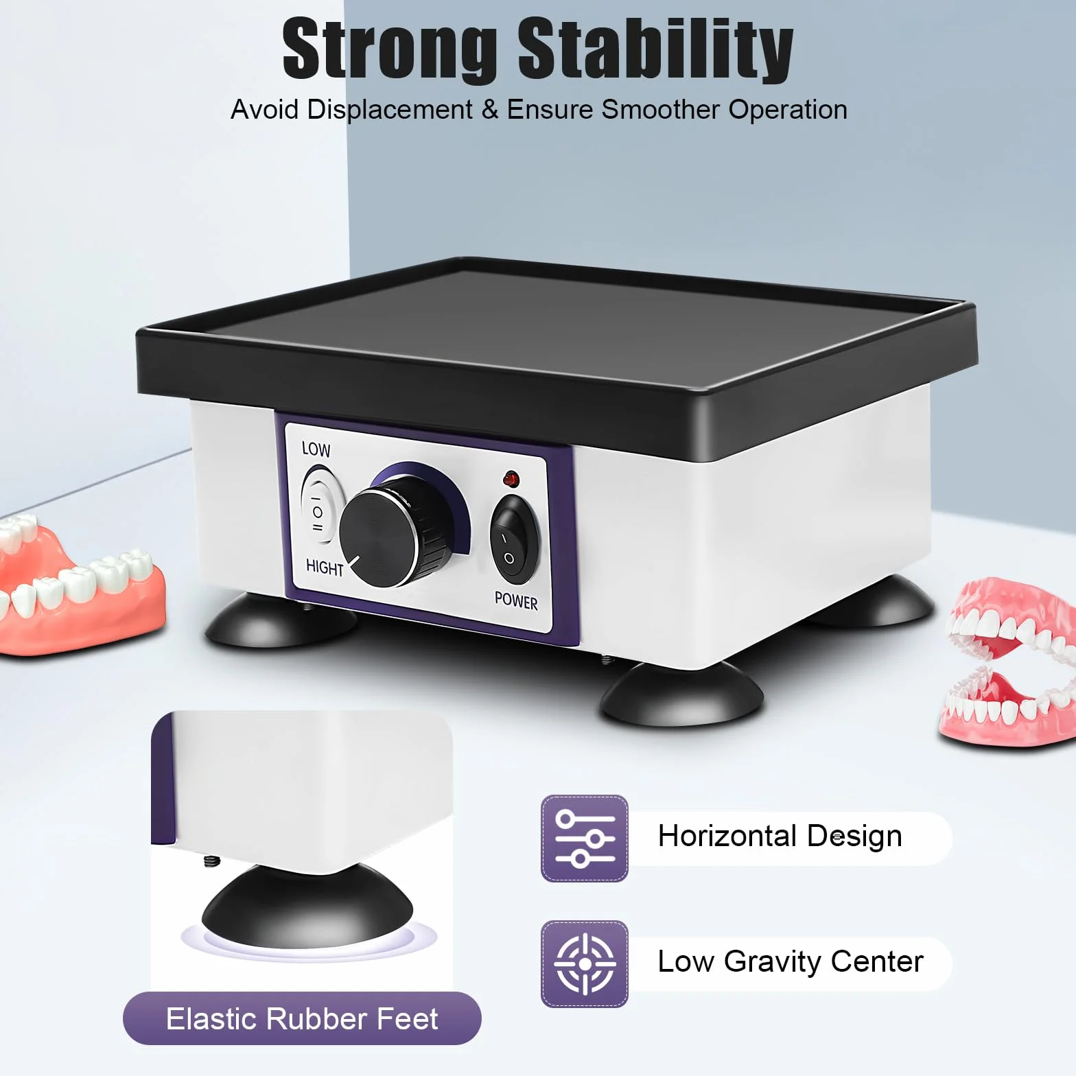 Oscilador dental 220V 120W Vibrador de yeso Kit laboratorio dental