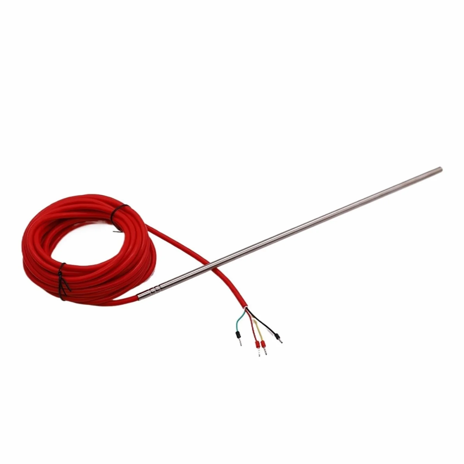 3 uds 6*310mm A clase 4 cable tipo PT100 Sensor sonda de temperatura resistencia térmica Pt100(Cable length 4m)