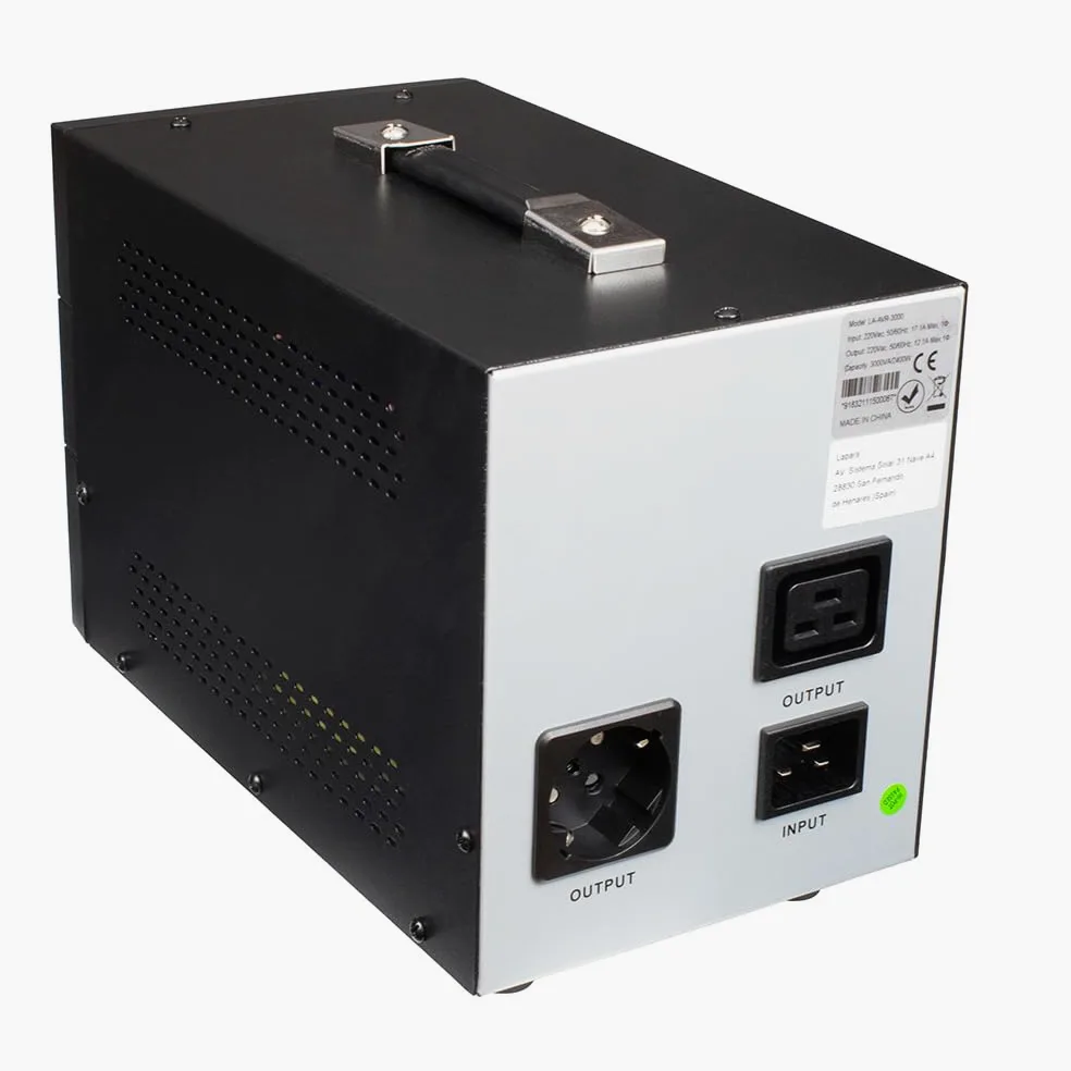 Lapara AVR Regulador automático de Voltaje 3000 VA LA-AVR-3000