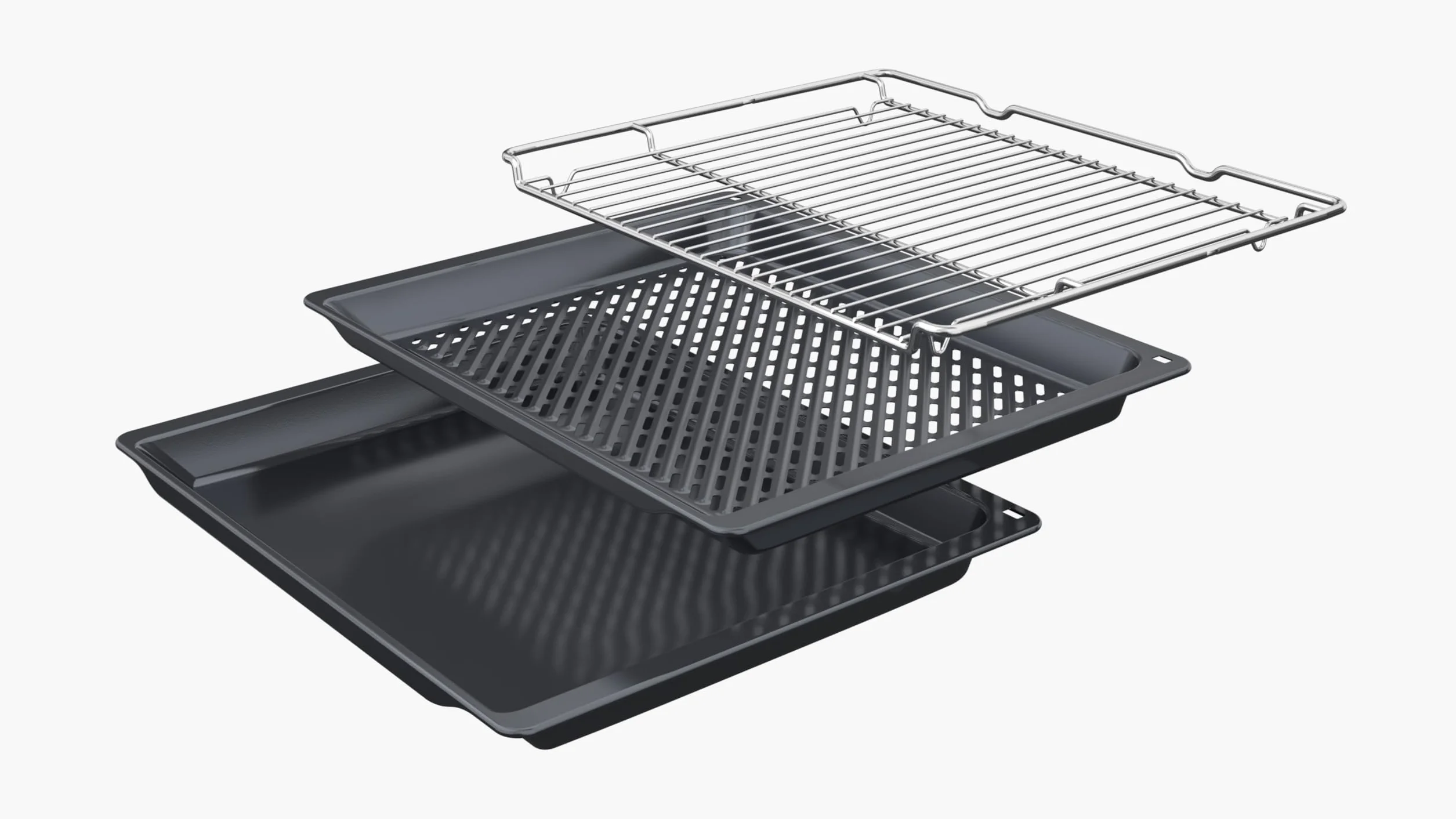 Bosch Horno Multifunción Pirolítico Serie 6 60 cm AirFry 3D Hotair Acero HBG578ES3