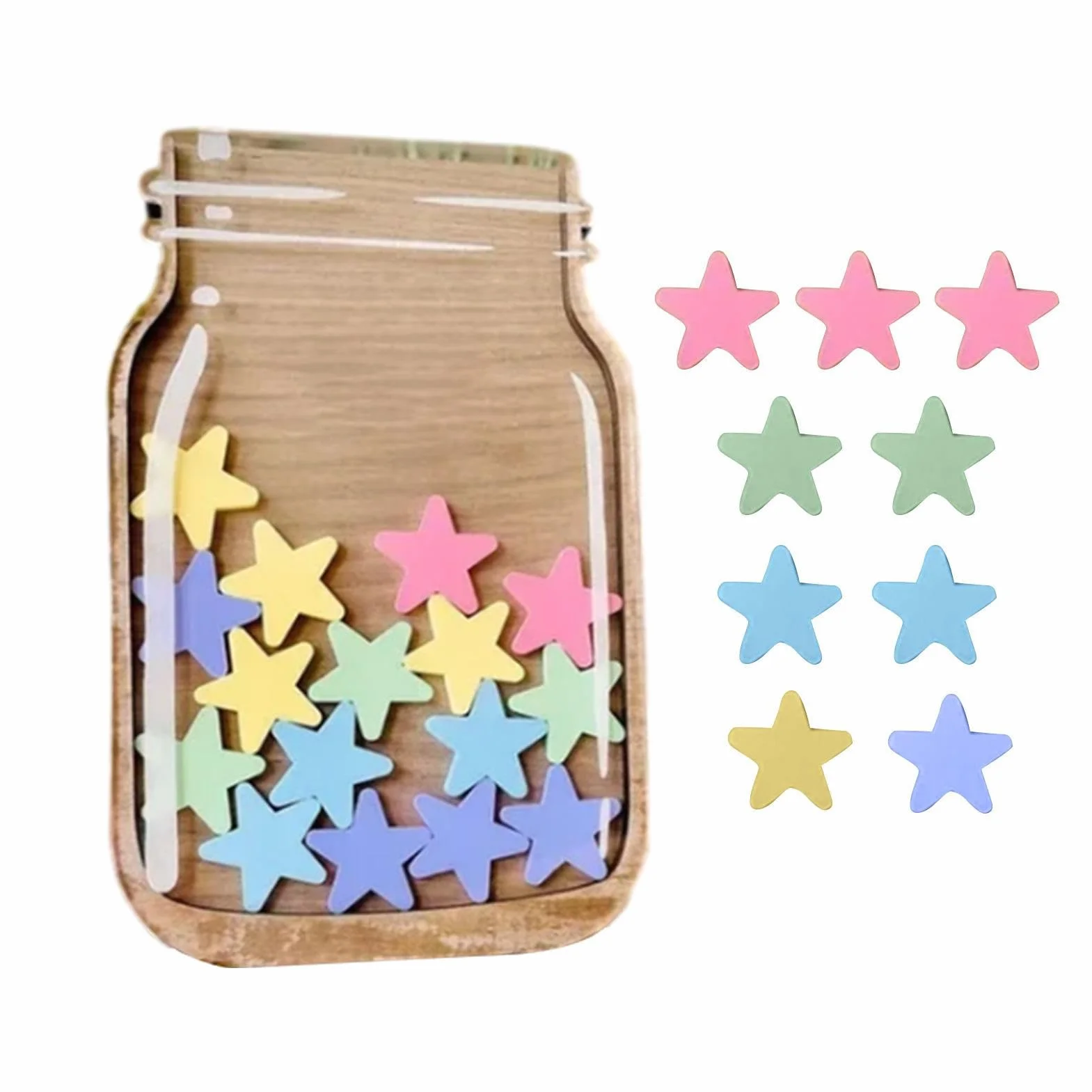 Tarro De Recompensas Escolar - Estrellas Para Comportamiento De Los Alumnos | Herramientas De Gestión Del Comportamiento