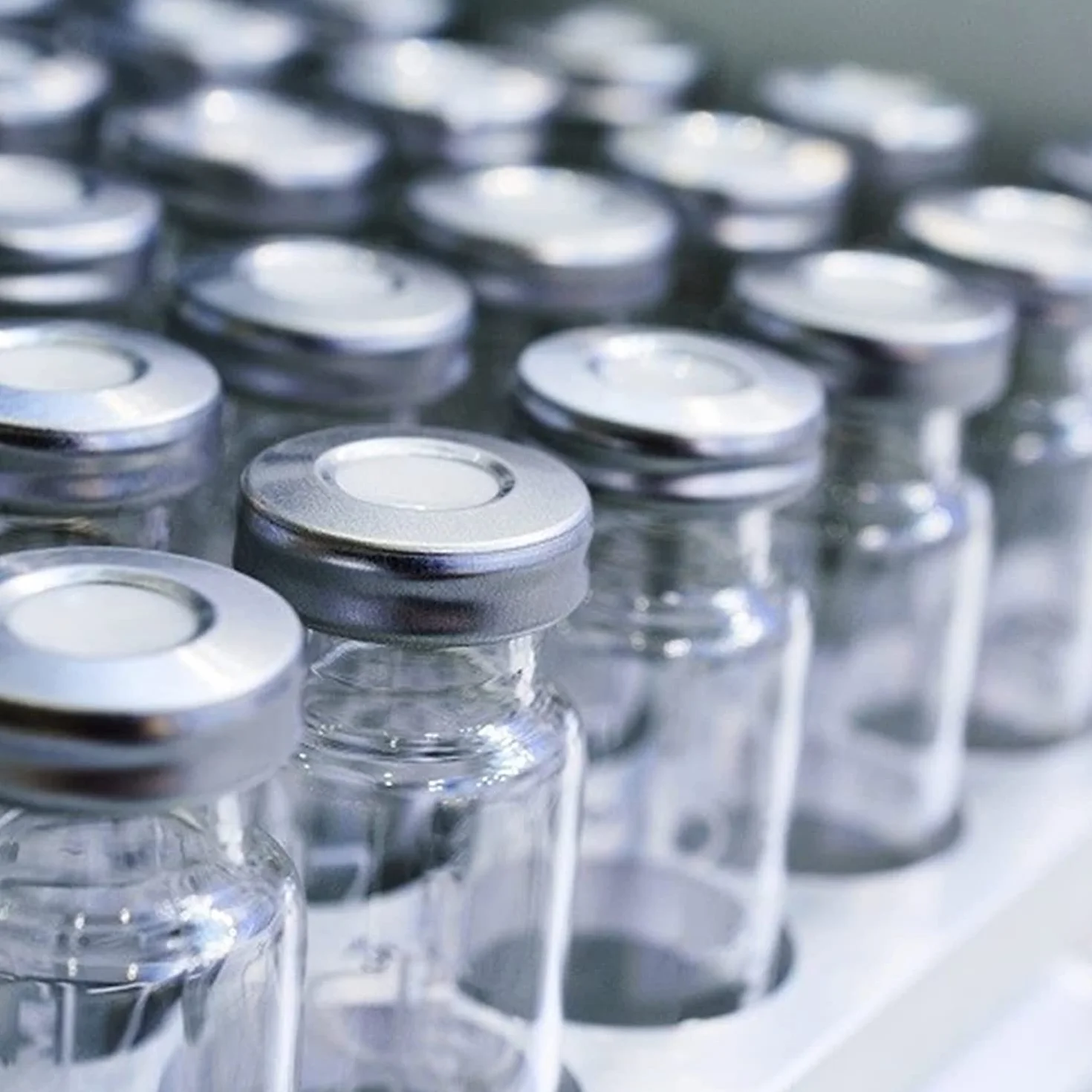 Frascos de vidrio para HPLC de 10 ml, borosilicato, fondo plano transparente, 100 PCS