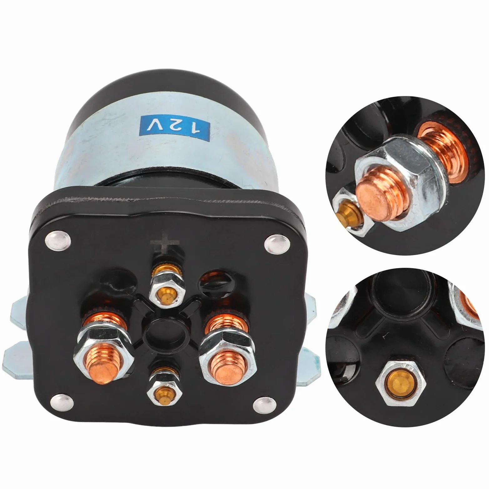 Relé De Potencia Solenoide 586-105111 12V 200 Amp Contactor Arranque Válvula Repuesto para White para Rodgers