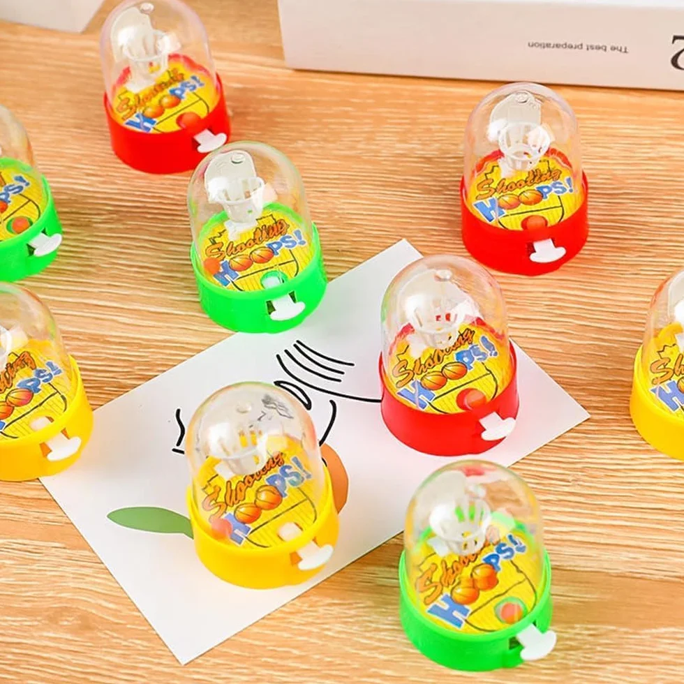 Mini Baloncesto de Mesa Juego de Disparos 20 Piezas, Portátil Juguete de Baloncesto para Estrés Regalos Niños