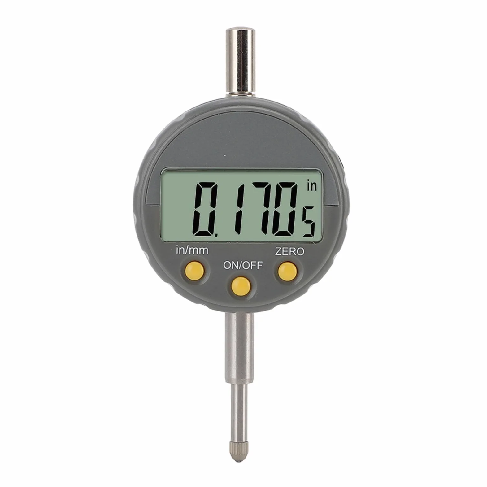 Aramox Digital Dial, Rango de 0-12.5 Mm, Indicador de Marcación Electrónica de Precisión de 0.001 Mm con Base Reemplazable, Pantalla LCD