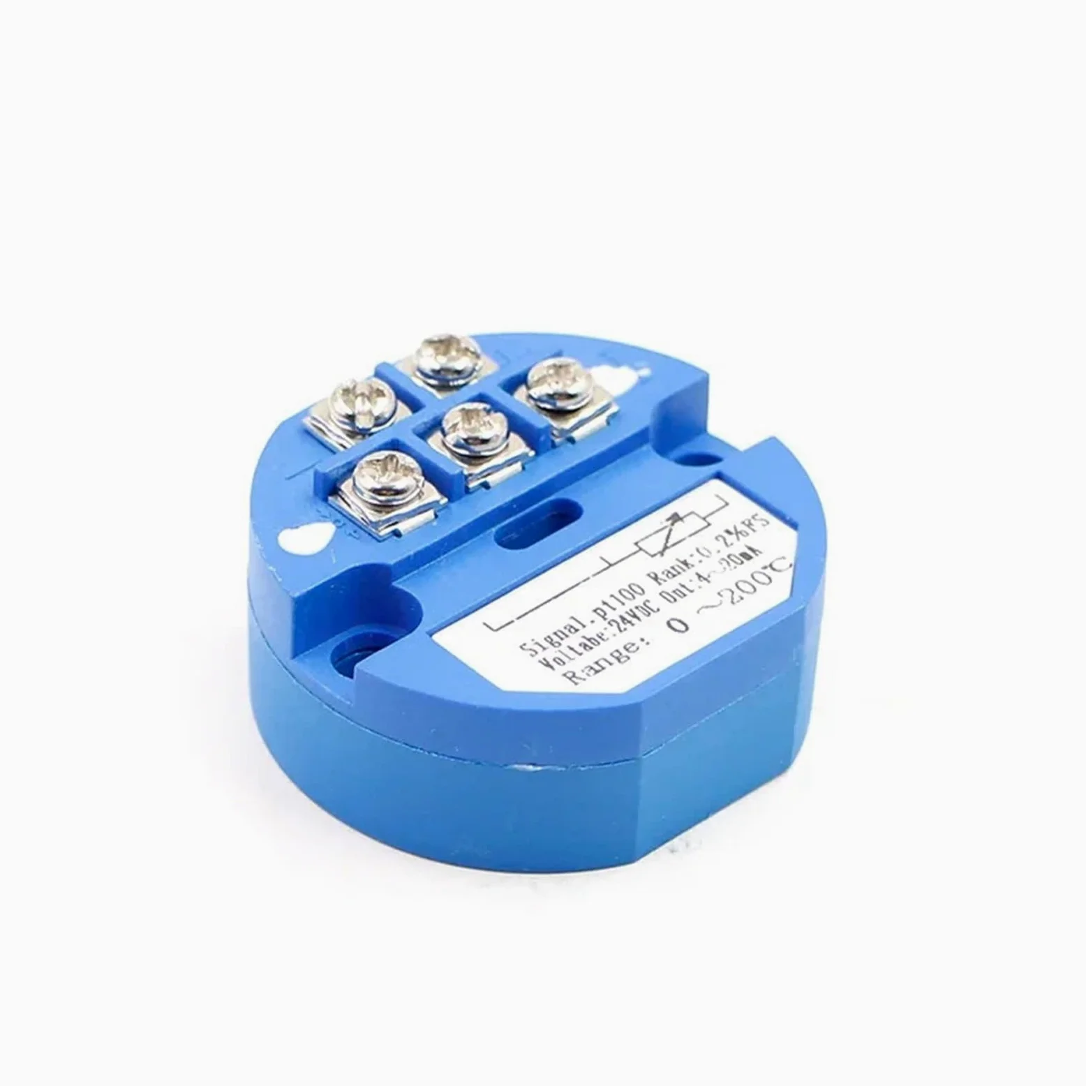 Convertidor de resistencia térmica PT100 a 4-20mA, transmisor de temperatura de entrada y salida RTD, 1 Uds.(-20-60degree 4-20MA)