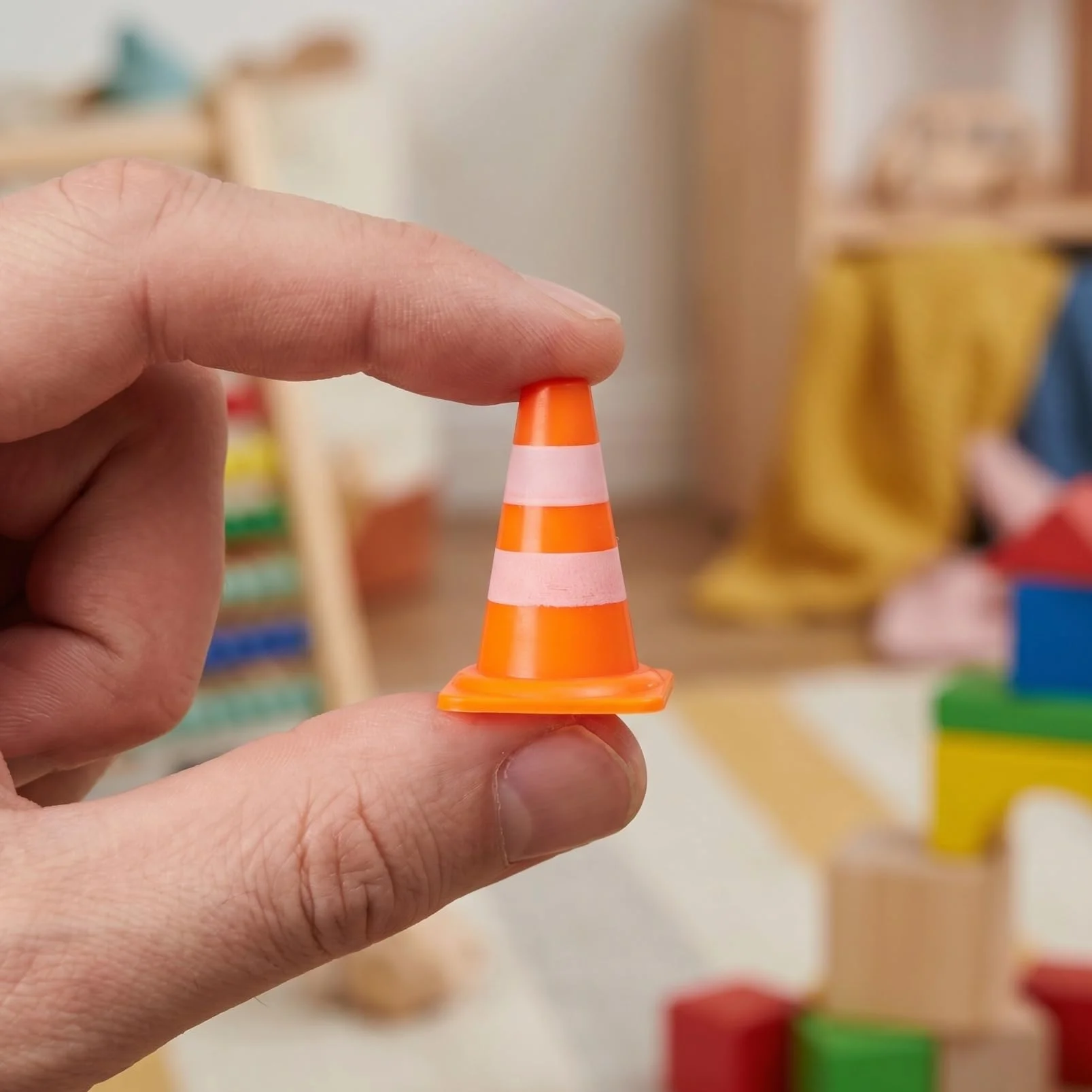 Cabilock Mini Barricadas Juguetes Tráfico Educativos para Niños Señales de Tráfico Miniatura