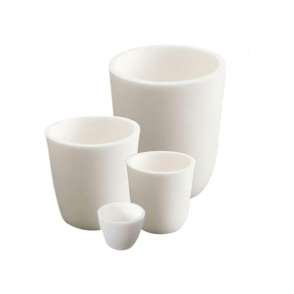 Crisol cerámico de alúmina - Crisol de corindón de 5-500 ml for uso industrial y de laboratorio(500ml)