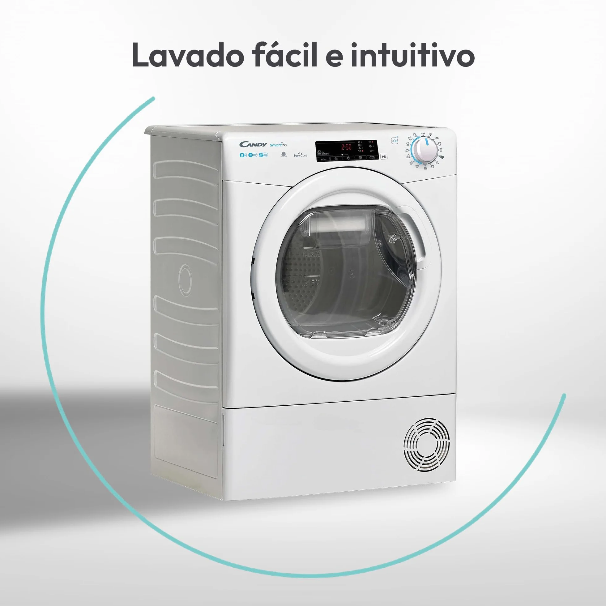 Candy Smart CS 14102DE/1-S Lavadora 10 kg 1400 RPM Pantalla Digital NFC Asistente de Voz Blanco