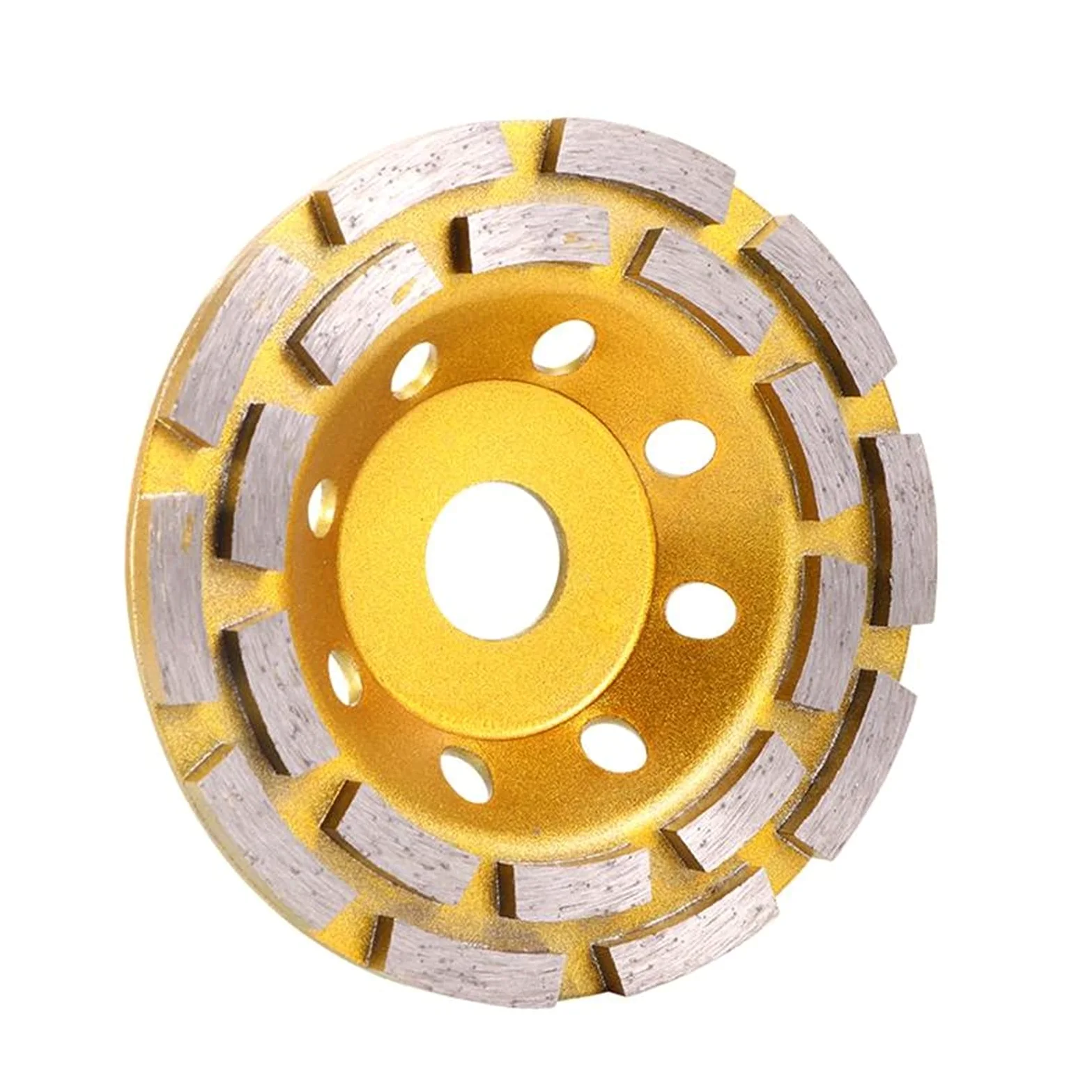 Disco de Corte de Taza de Muela de Segmento de Diamante de 125Mm para Almohadillas de Pulido de Muela de Diamante de Granito, Mármol Y Hormigón