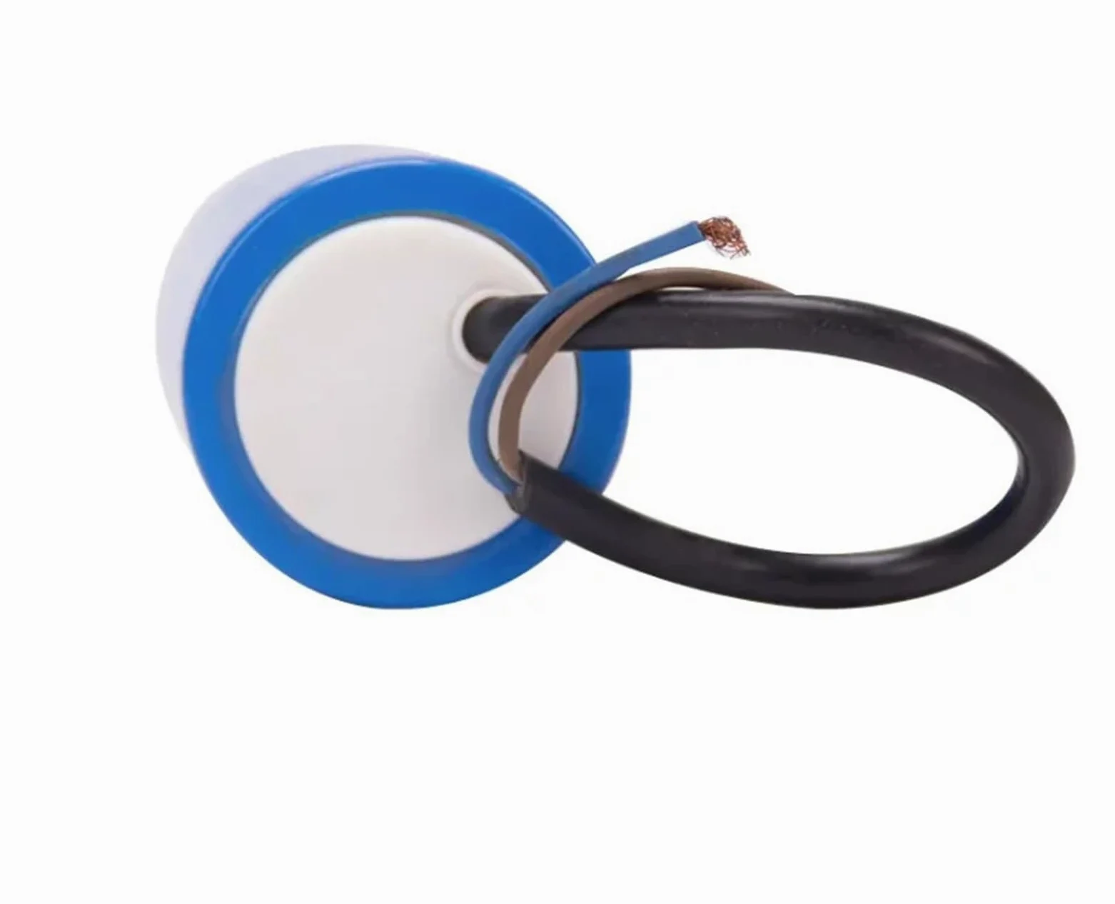 Condensador de arranque CD60 de 900 UF y 300 V CA for compresor de aire de motor de servicio pesado (dos cables)
