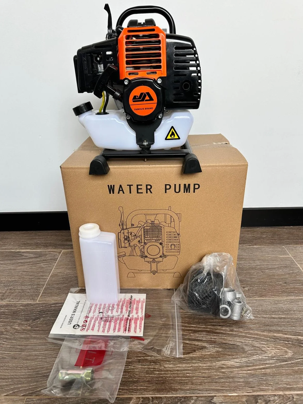 MOTOBOMBA DE GASOLINA PARA RIEGO AGRICOLA, Modelo: QGZ25-6-20C