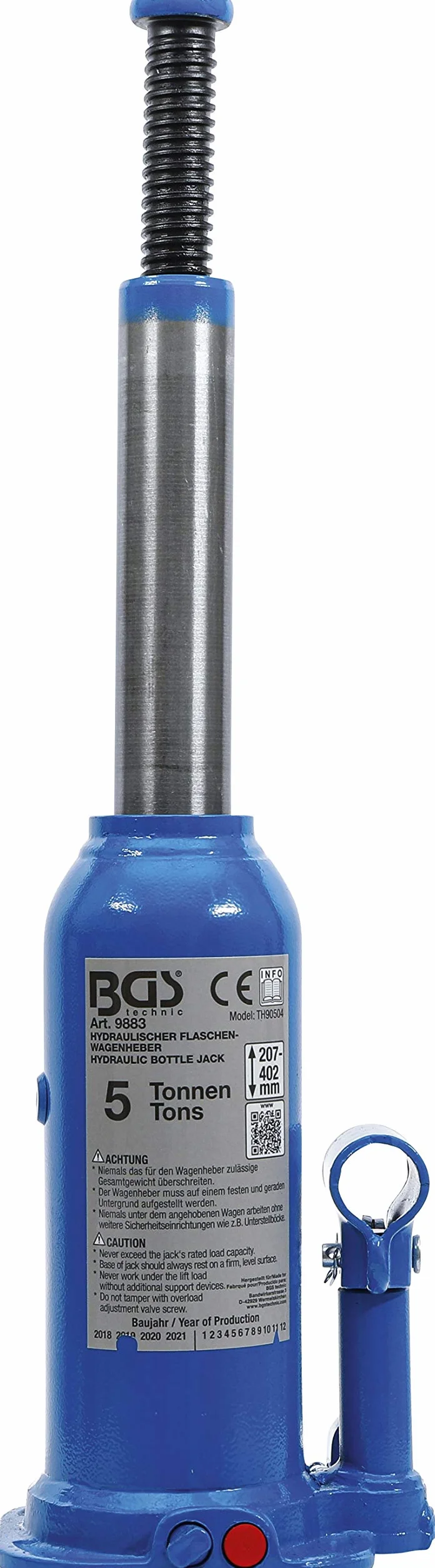 BGS 9883 Gato de botella hidráulico 5 t