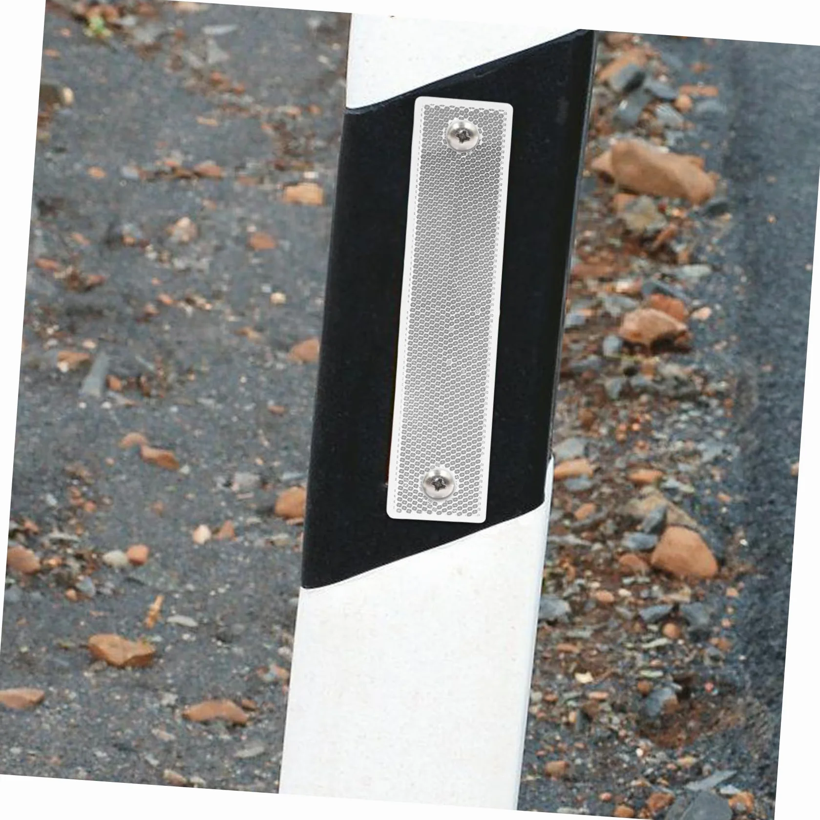 Cursor reflectante de carretera señalización reflector de seguridad rectangular Acrílico 2 Piezas