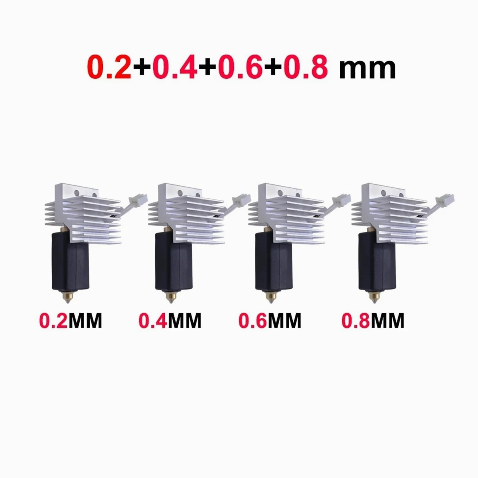 Kit Hotend De Cerámica For Impresora Centauri Carbon, Con Boquilla Acero Endurecido Y Latón(Hotend-2468)