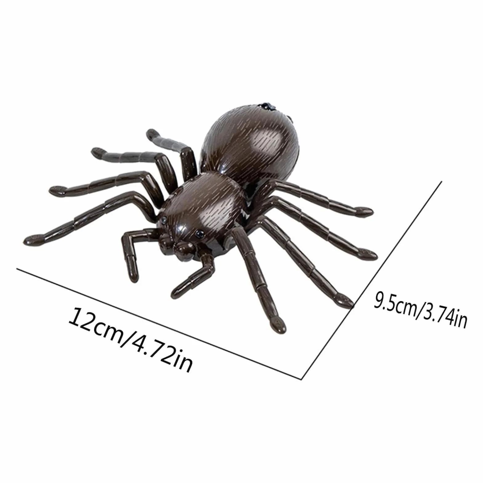 Control remoto Tarantula LED con patas móviles, animal robótico inalámbrico con ojos de escaneo rápido