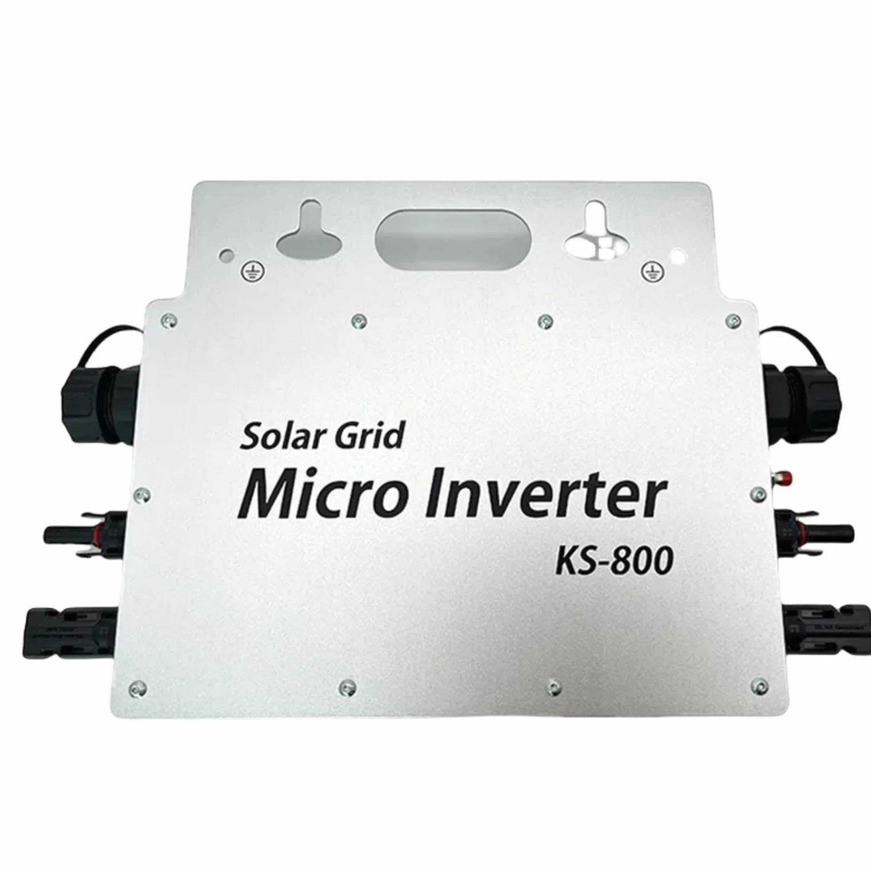 Micro inversor 800W con Pantalla de monitorización de Datos AC IP67 con WLAN App para 2 módulos solares para Balcony Power Station, Inversor Balcony Power Station 190-270V AC