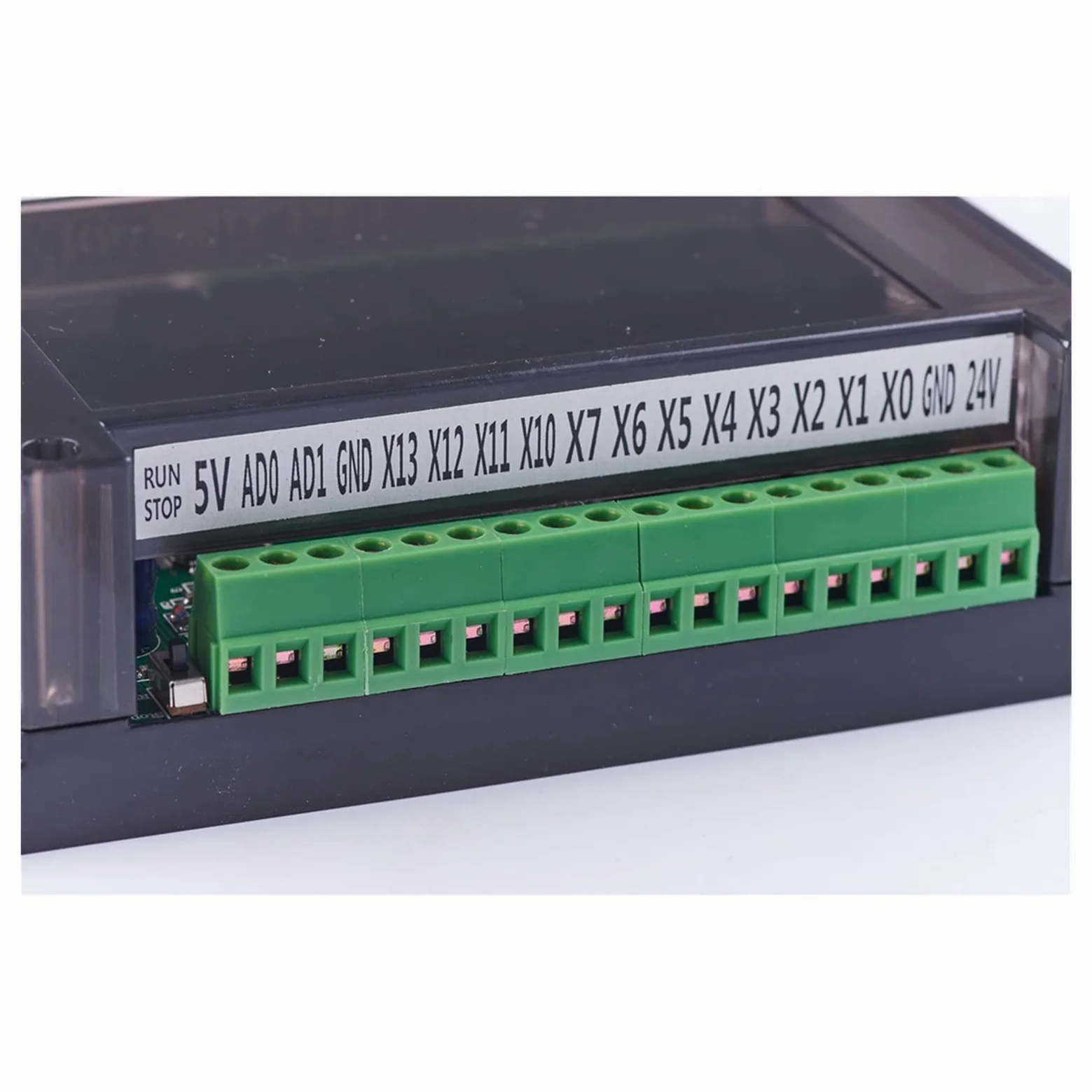 Motor paso a paso, Controlador lógico programable PLC con Acture 2 0MR FX2N 12 Entrada 8 salida 0~10V 2 AD Relay Controlador automático