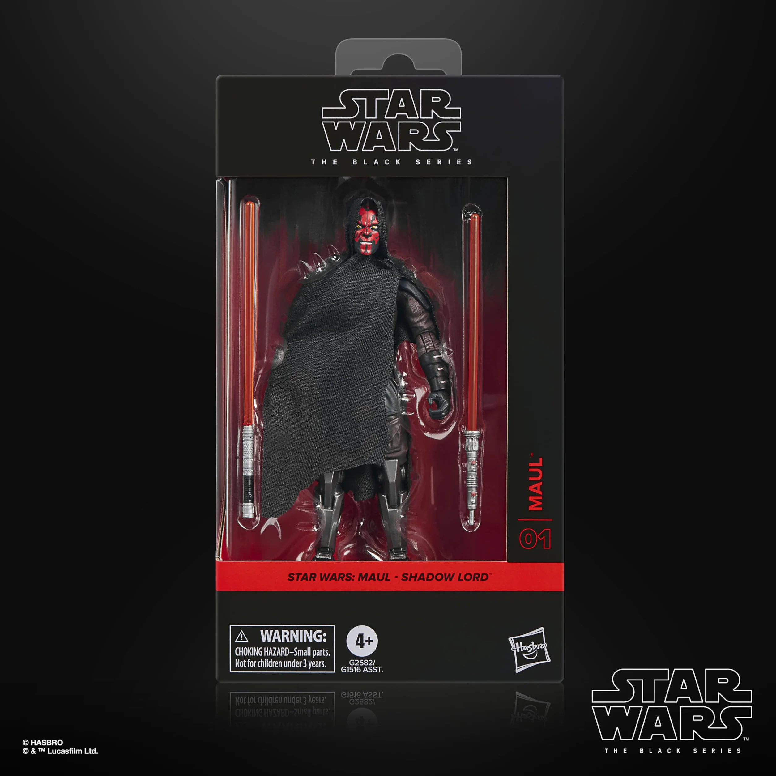 Star Wars The Black Series Maul Shadow Lord Figura de acción Premium 15 cm