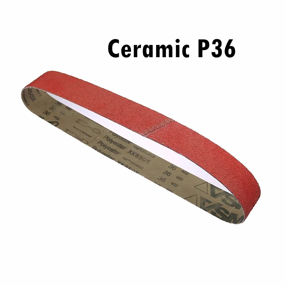 4 Uds Correas de Lijado Cerámica P36 80 120 27 * 2 48 * 2 79 * 2 Pulgadas | correas de lijado, correa de cerámica(36*36 INCH*4 INCH)