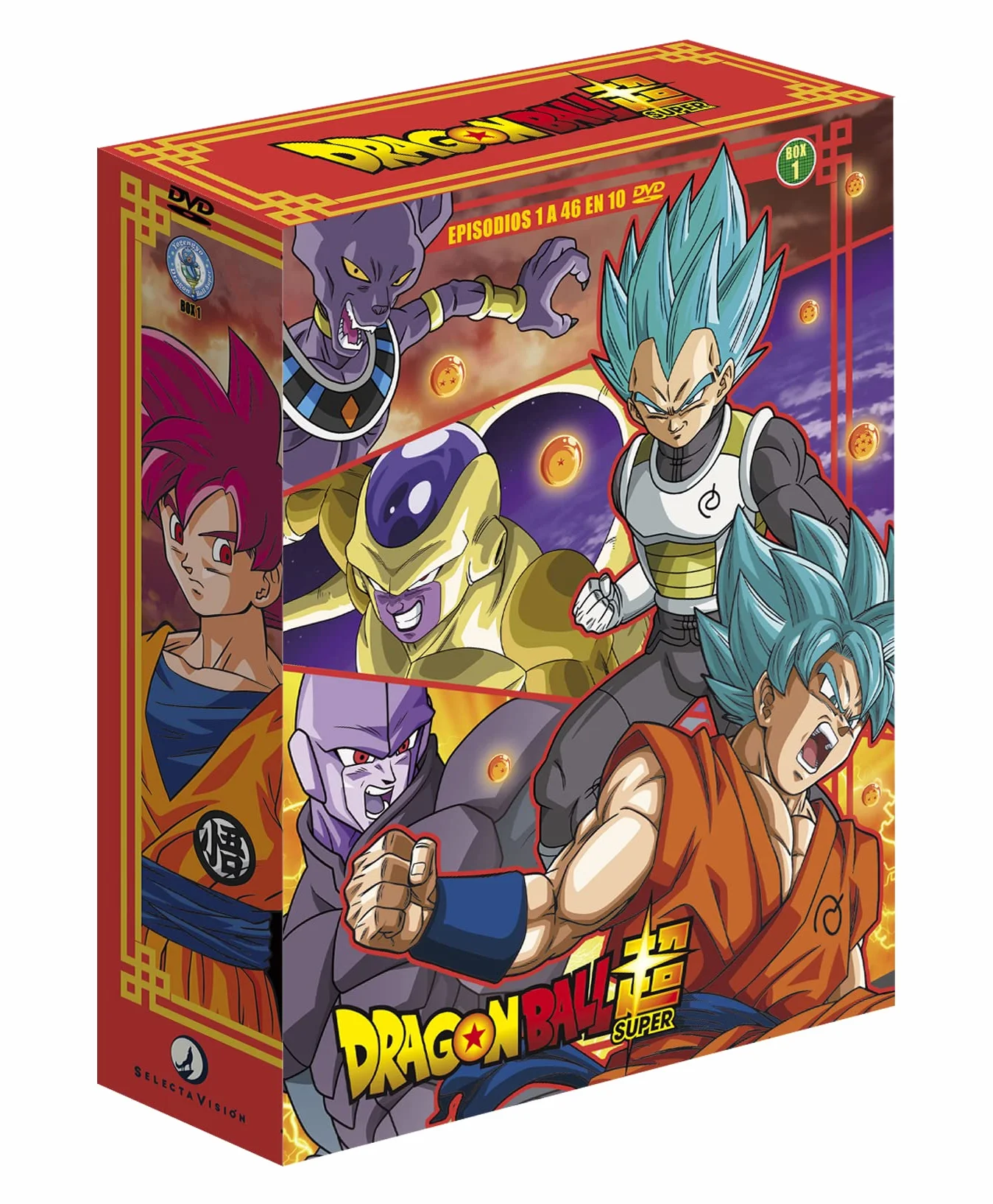 Dragon Ball Super Box 1 Sagas Completas Episodios 1-46 DVD