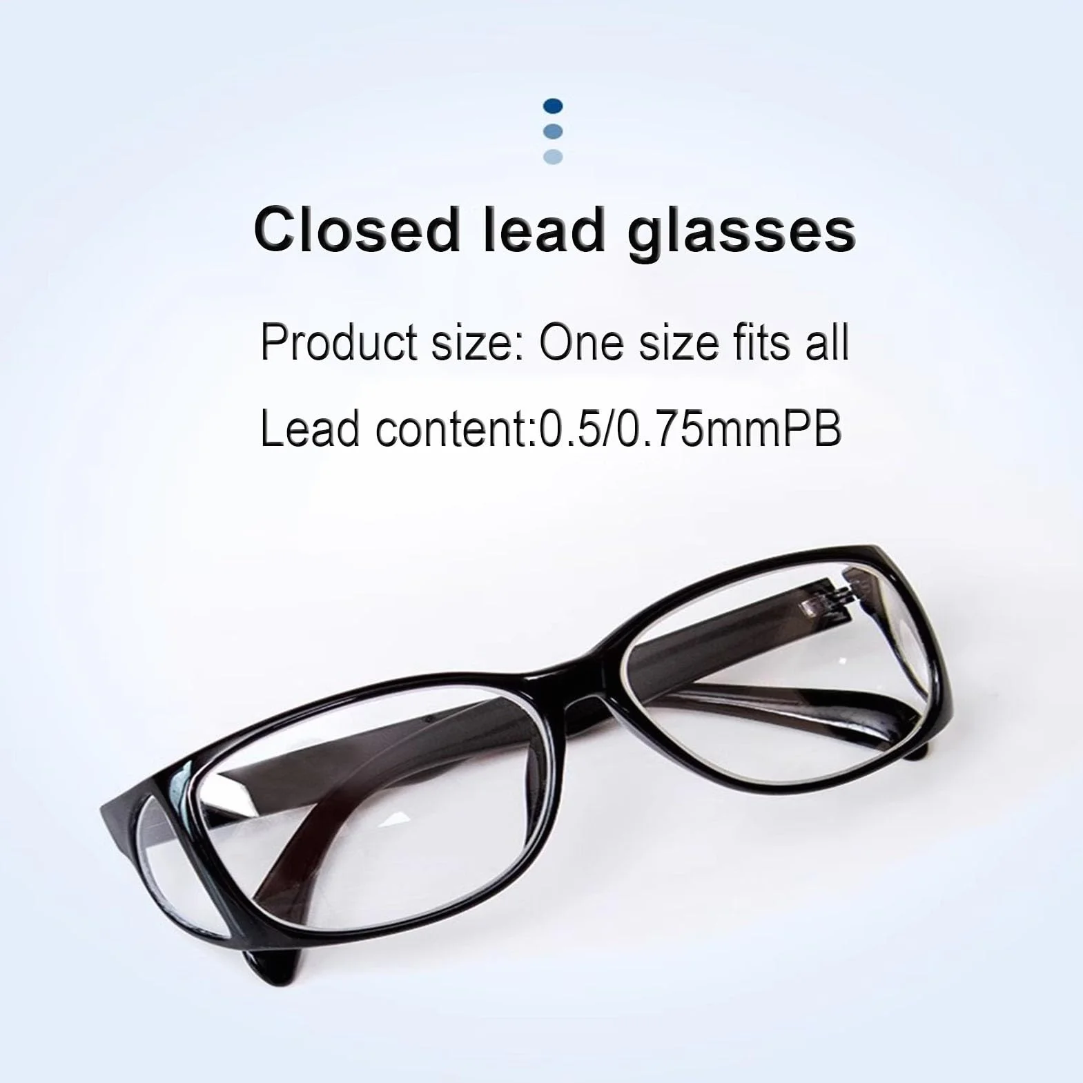 Delantal de Plomo Gafas Protectoras de Rayos X 0,75 MmPb Para Adultos Hospitales Radiógrafos