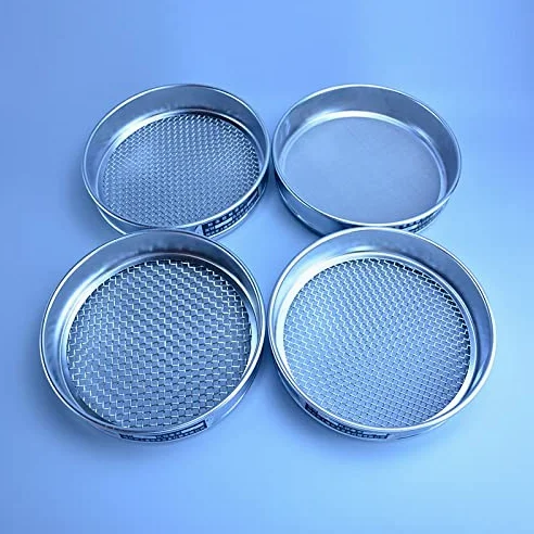 304 tamiz de laboratorio de acero inoxidable, Tamiz de prueba de laboratorio de 20 cm y 5 cm, malla de acero inoxidable 304, varios tamaños(500 mesh(0.0308mm))