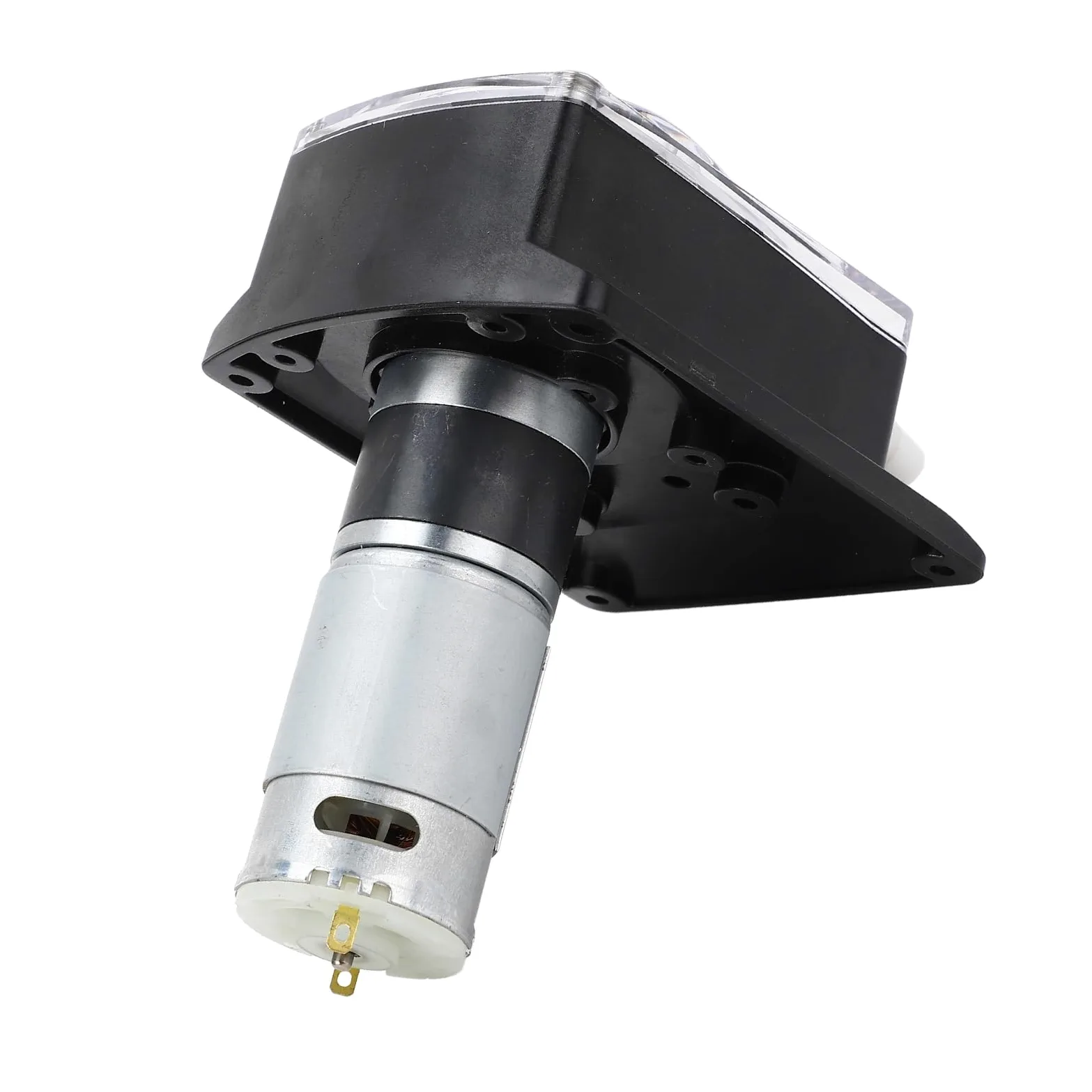 Eujgoov Bomba Peristáltica de Doble Cabezal, Tubo BPT de Grado Alimenticio de 1500ml/min, Reemplazable con Motor Silencioso para Lavadoras y Lavavajillas (DC24V)
