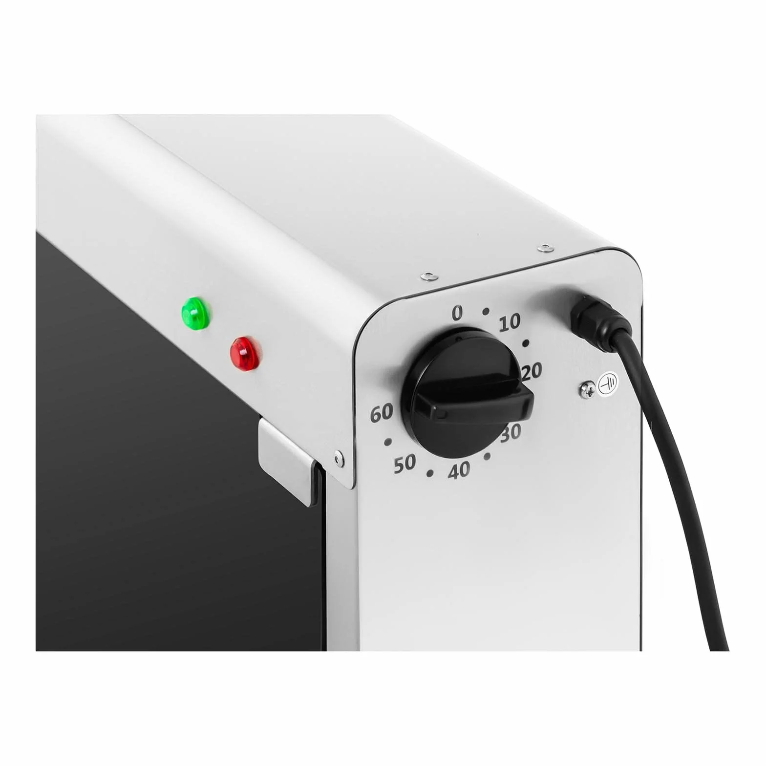 Royal Catering Esterilizador UV Para Cuchillos RC-KSSS201 (Para 14 cuchillos, Carcasa de acero inoxidable y puerta de vidrio acrílico, Temporizador 60 min)