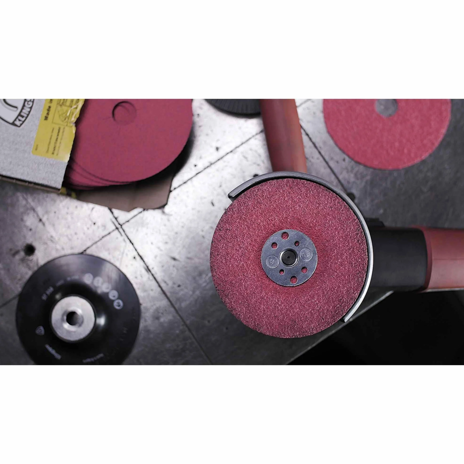 FS 964 - Discos de fibra de cerámica (25 unidades, 180 x 22 mm, grano 36, agujero estrellado, art.: 330492)