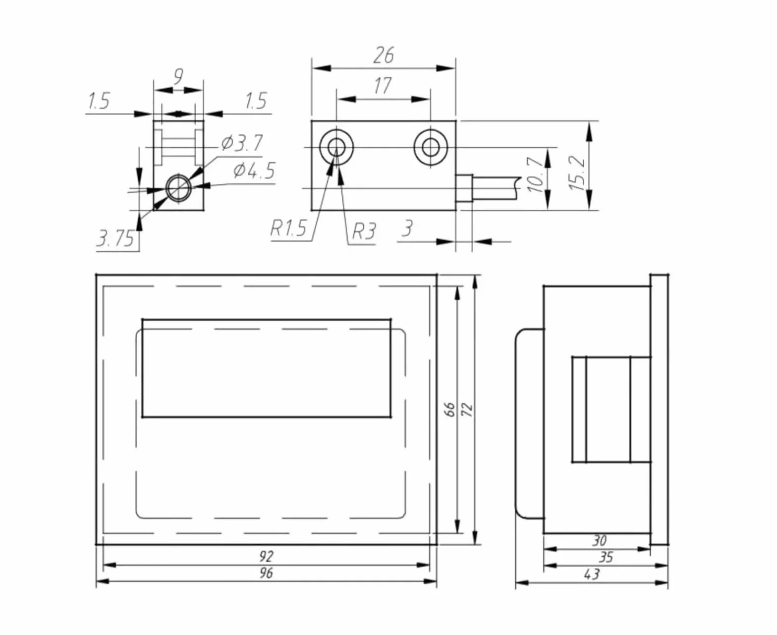 Sensor de regla de rejilla Pantalla digital de 2 ejes DRO Sensor magnético Lectura de desplazamiento de cinta E Transductores de posición Codificador Carpintería Medición precisa(LP20E-2000mm tape)