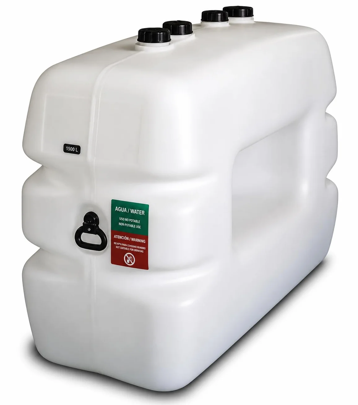 Deposito Gasoil 1500 Litros Homologado | Tanque Combustible HDPE | Alta Resistencia, Ligereza, Fácil Montaje, Paso por Puertas Estrechas | Uso Profesional, Compacto, Resistente y Seguro