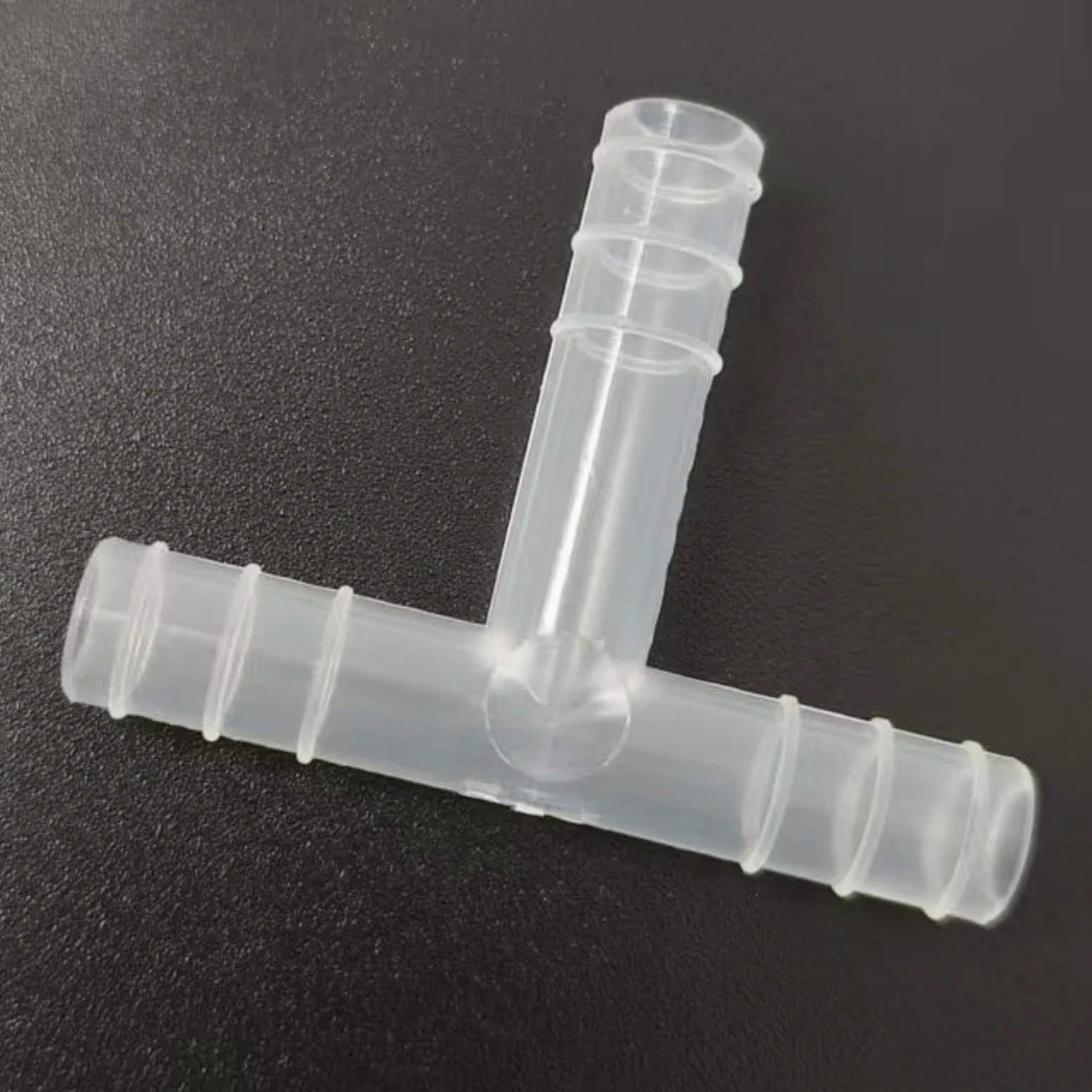 Accesorio en T con púas for manguera en forma de T de 3 vías, paquete de 25, adaptador reutilizable de PP duradero for laboratorio,(6.8mm 1/4inch 6T)