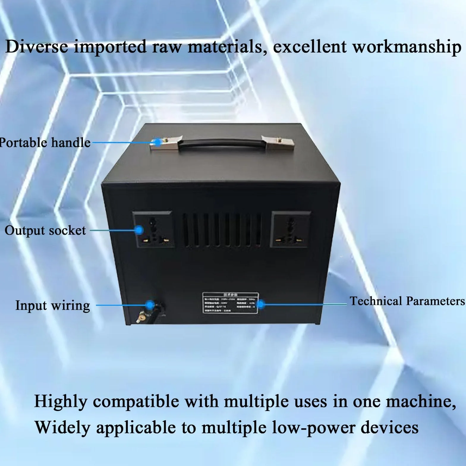 Estabilizador voltaje electrónico, estabilizador voltaje completamente automático 1000W-10000W Estabilizador voltaje electrodomésticos alta potencia, transformador voltaje CA,5000W-220V