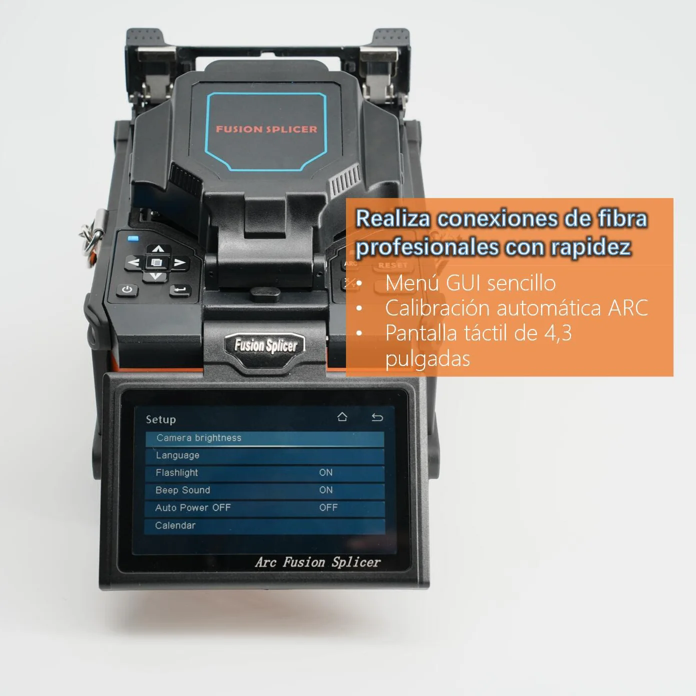 Fusionadora de fibra óptica X800 Alineación de Núcleo a Núcleo para Telecomunicaciones MAN FTTx Rápida Automática