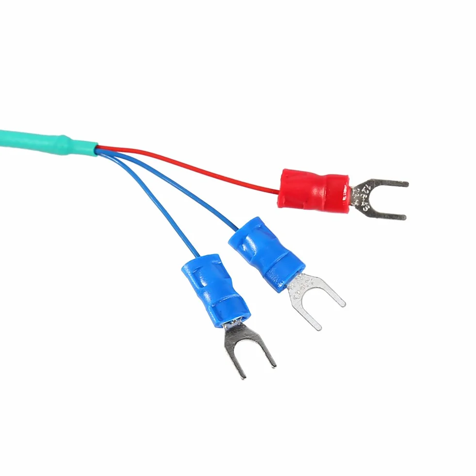 Sonda de Temperatura RTD PT100 1/2" NPT Cable 2m Acero Inoxidable -50 a 300°C